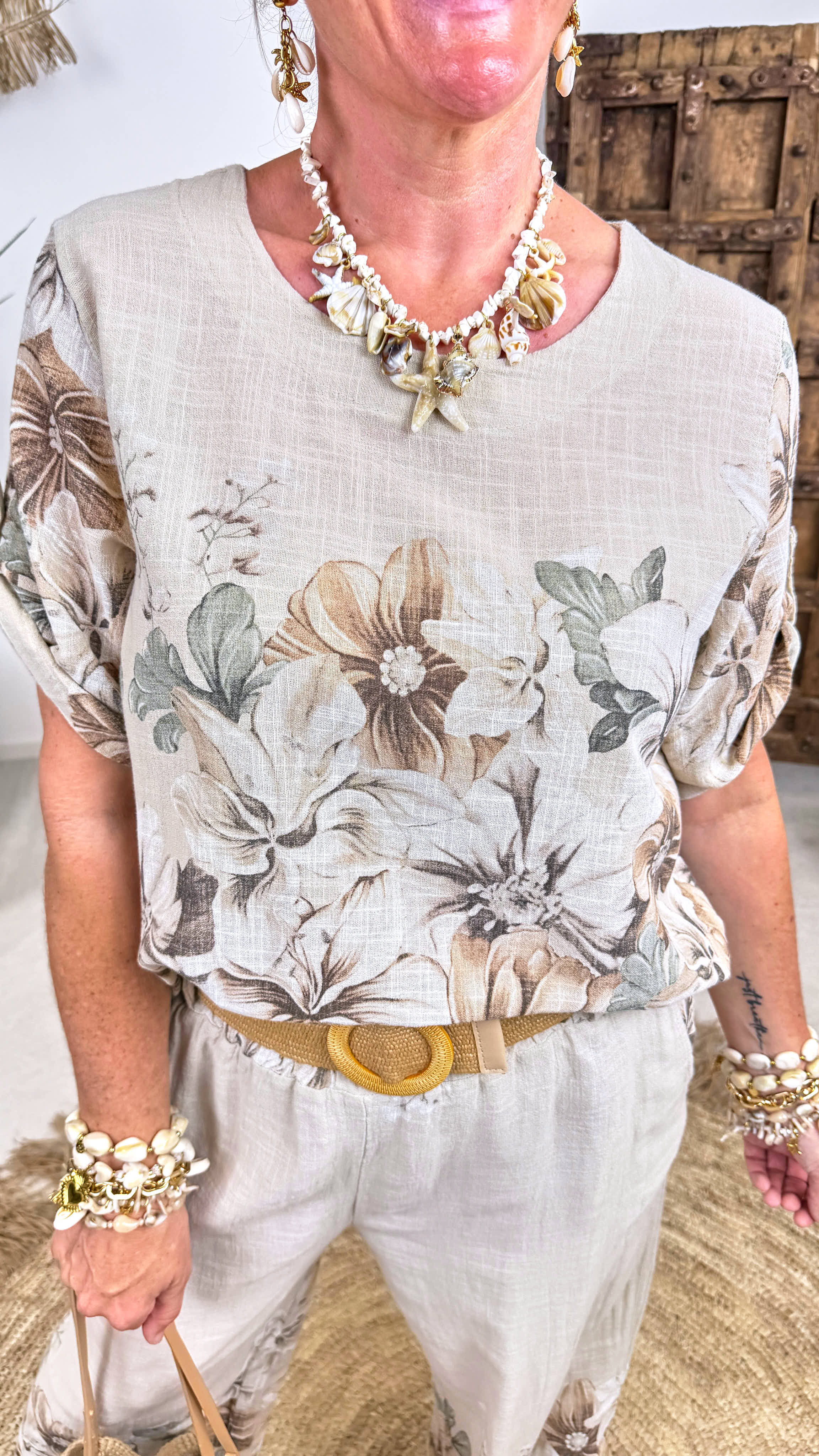Blusenshirt Flower Feeling