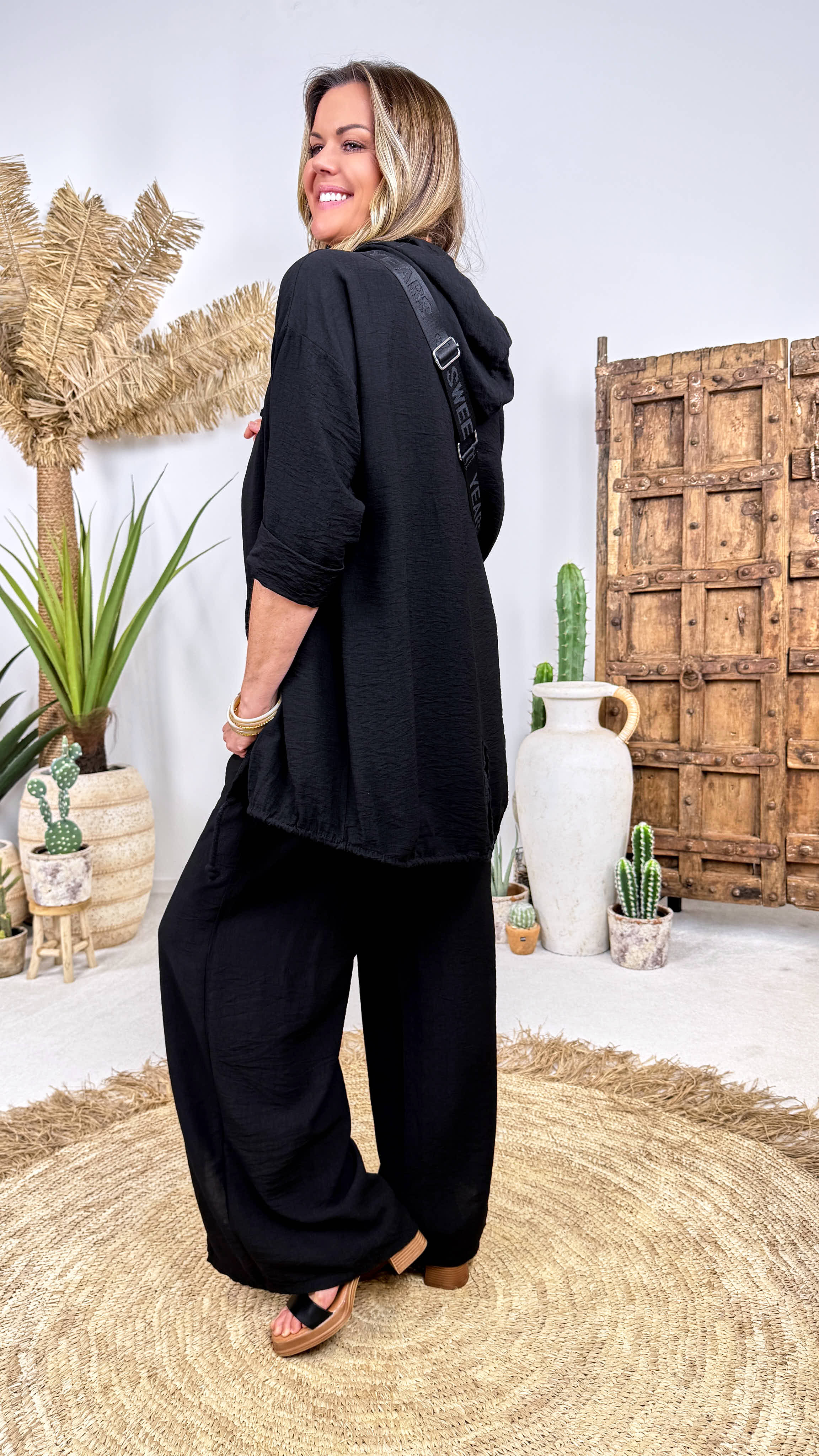 Leichte Jacke Cinque Mare *Schwarz*