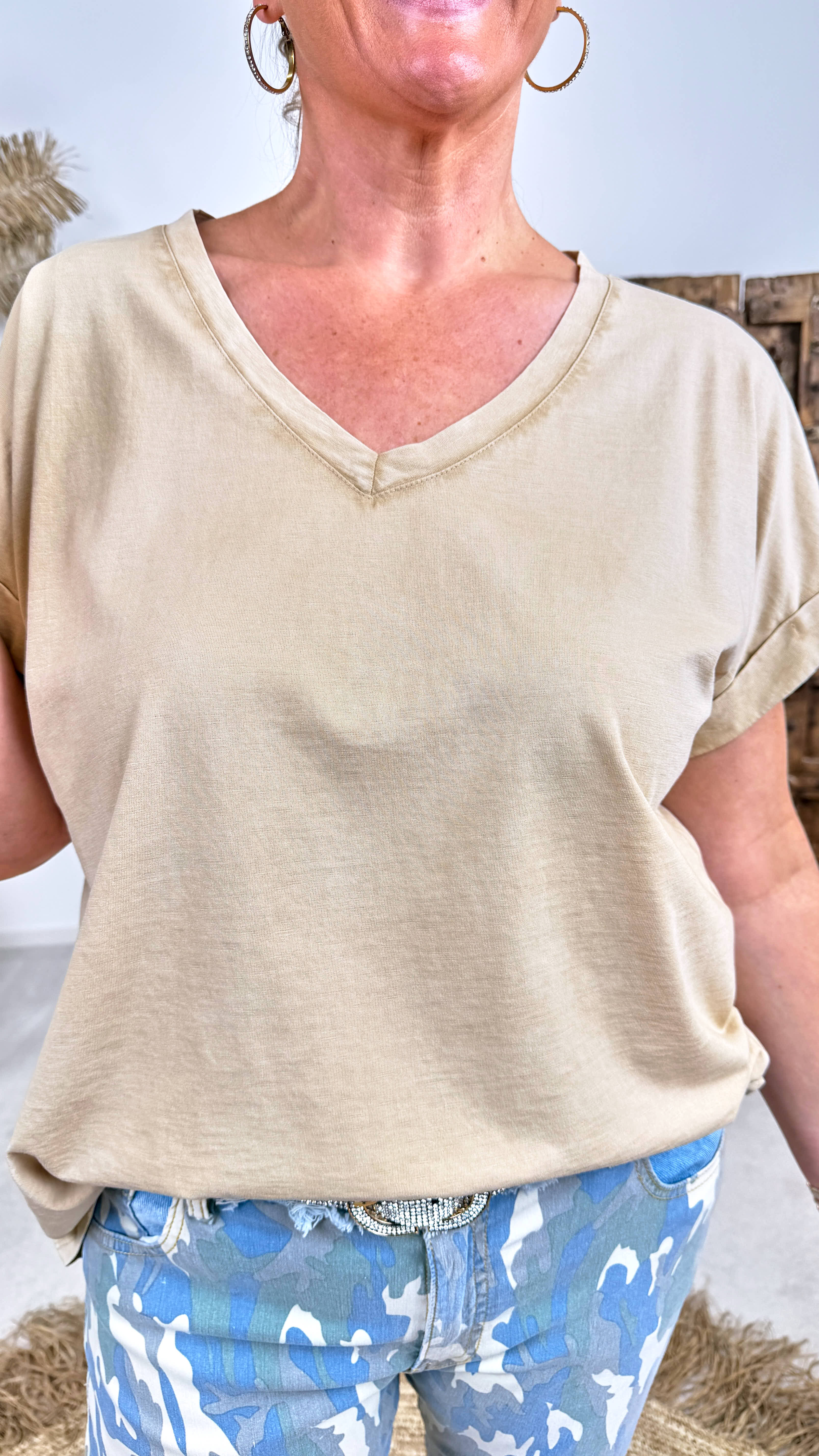 T-Shirt Iris *Camel*