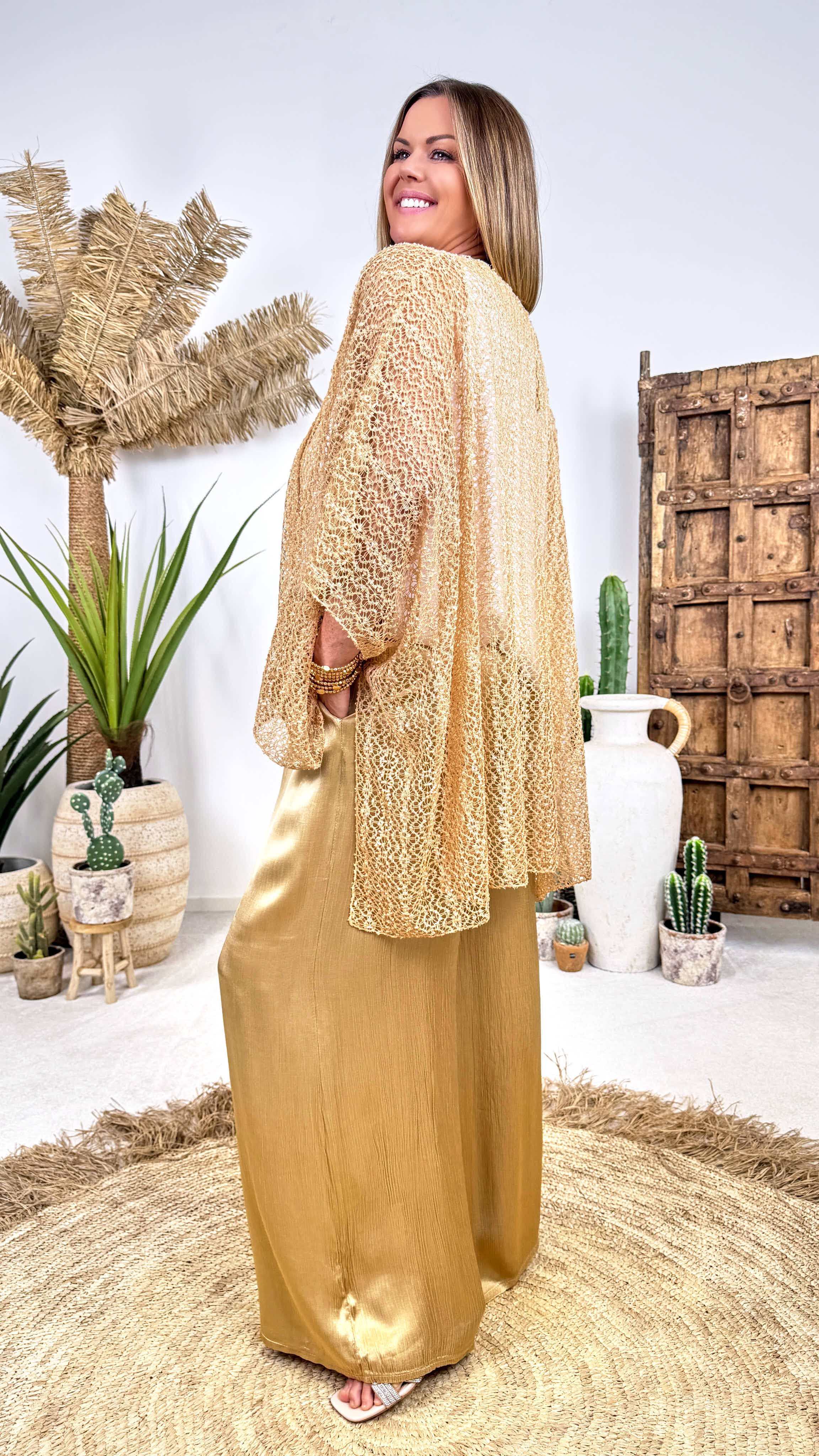 Leichter Cardigan Free Summer *Camel*
