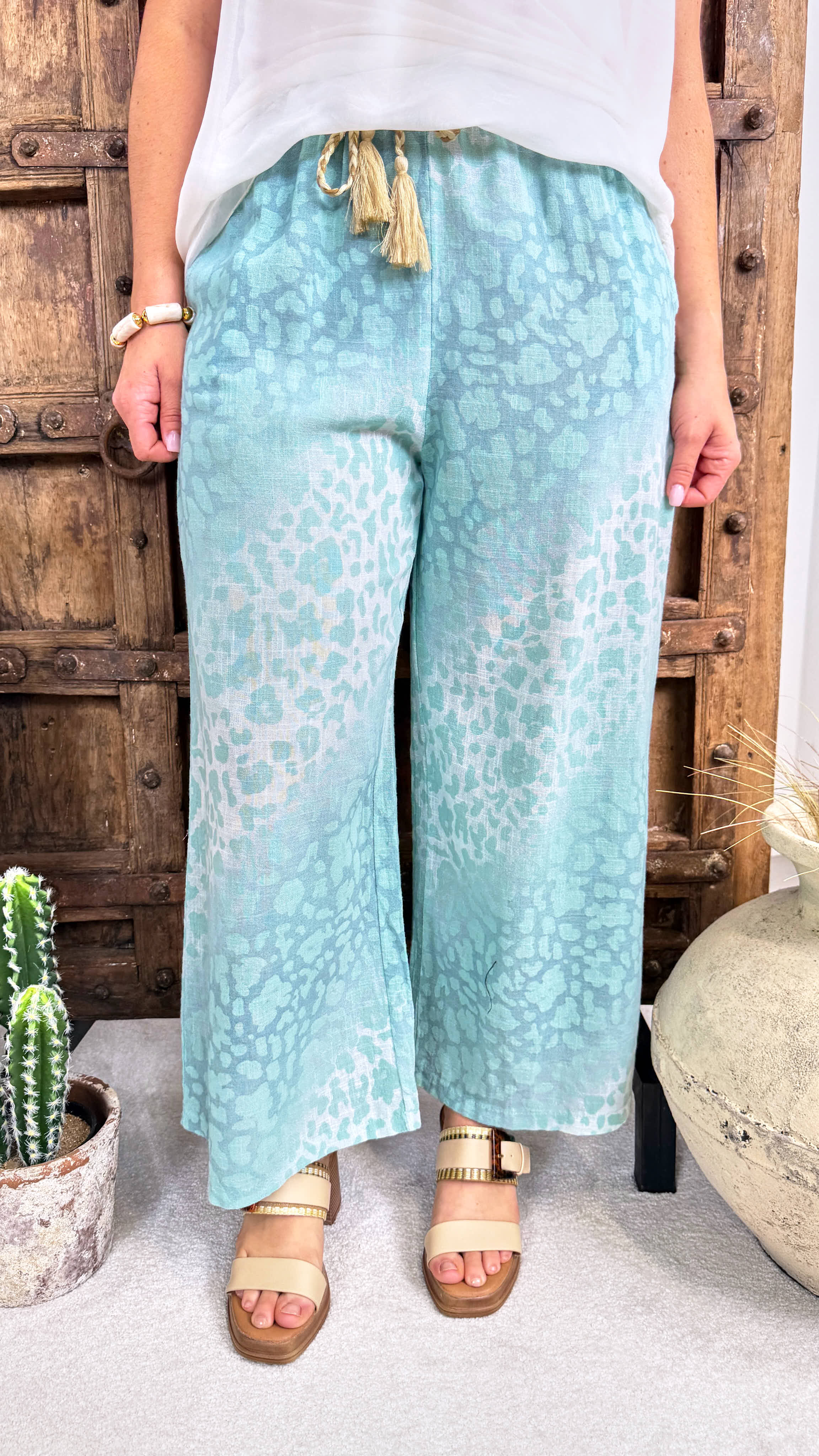 Weite Hose Sky Leo *Mint*