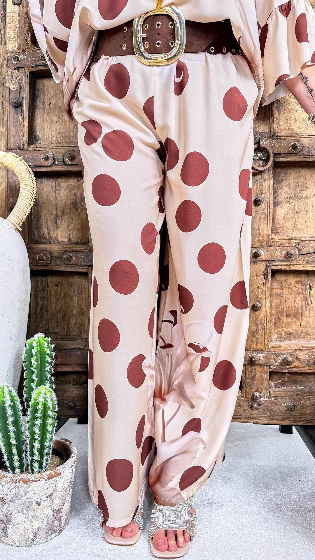 Weite Hose Easy Dots