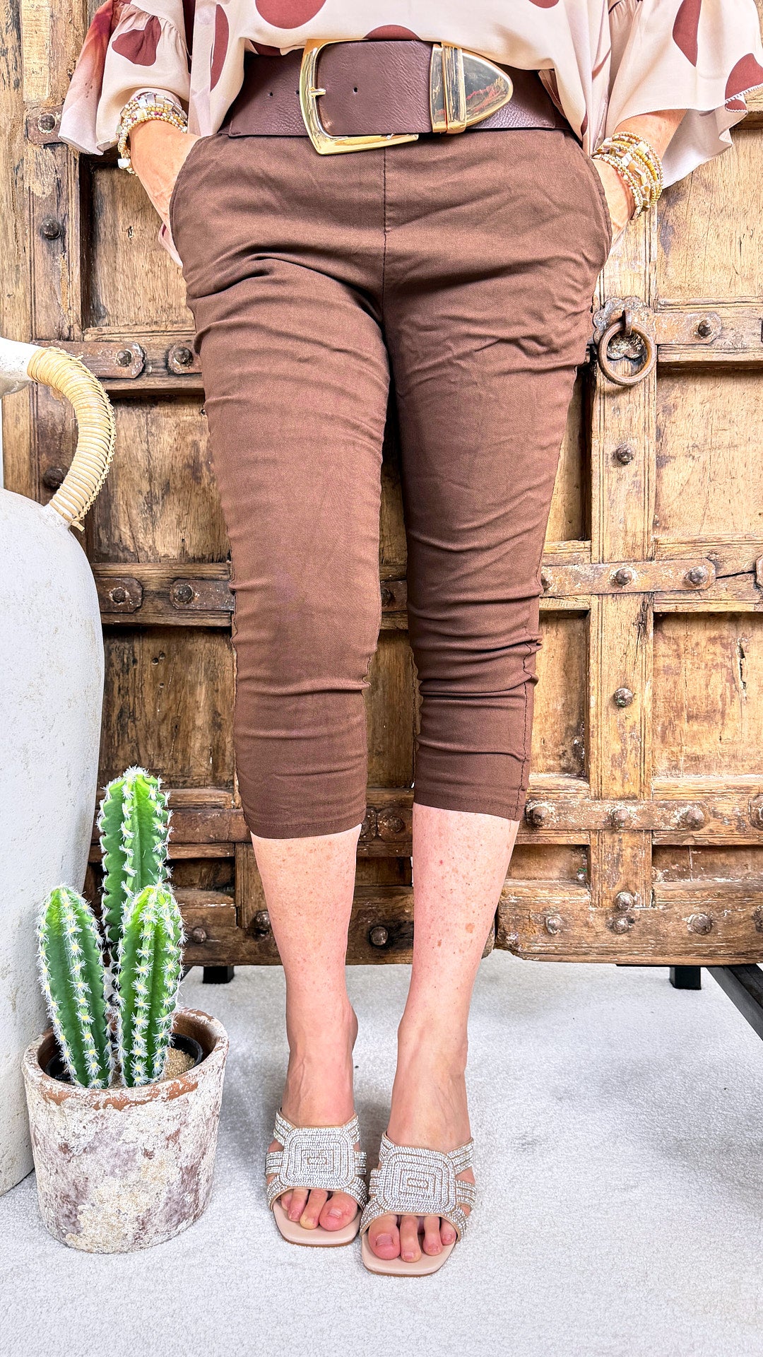 Capri Hose Summer Ease *Schoko*
