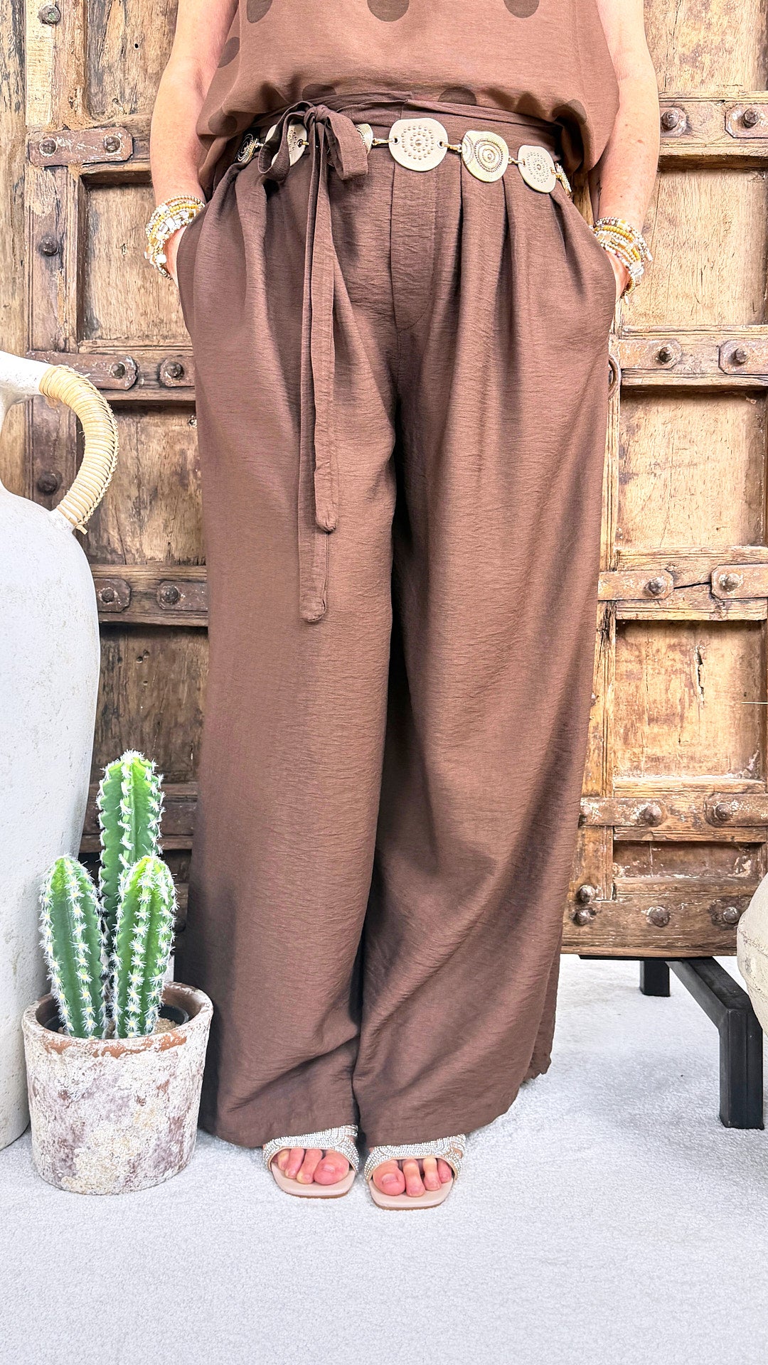 Weite Hose Relax Motion  *Schoko*