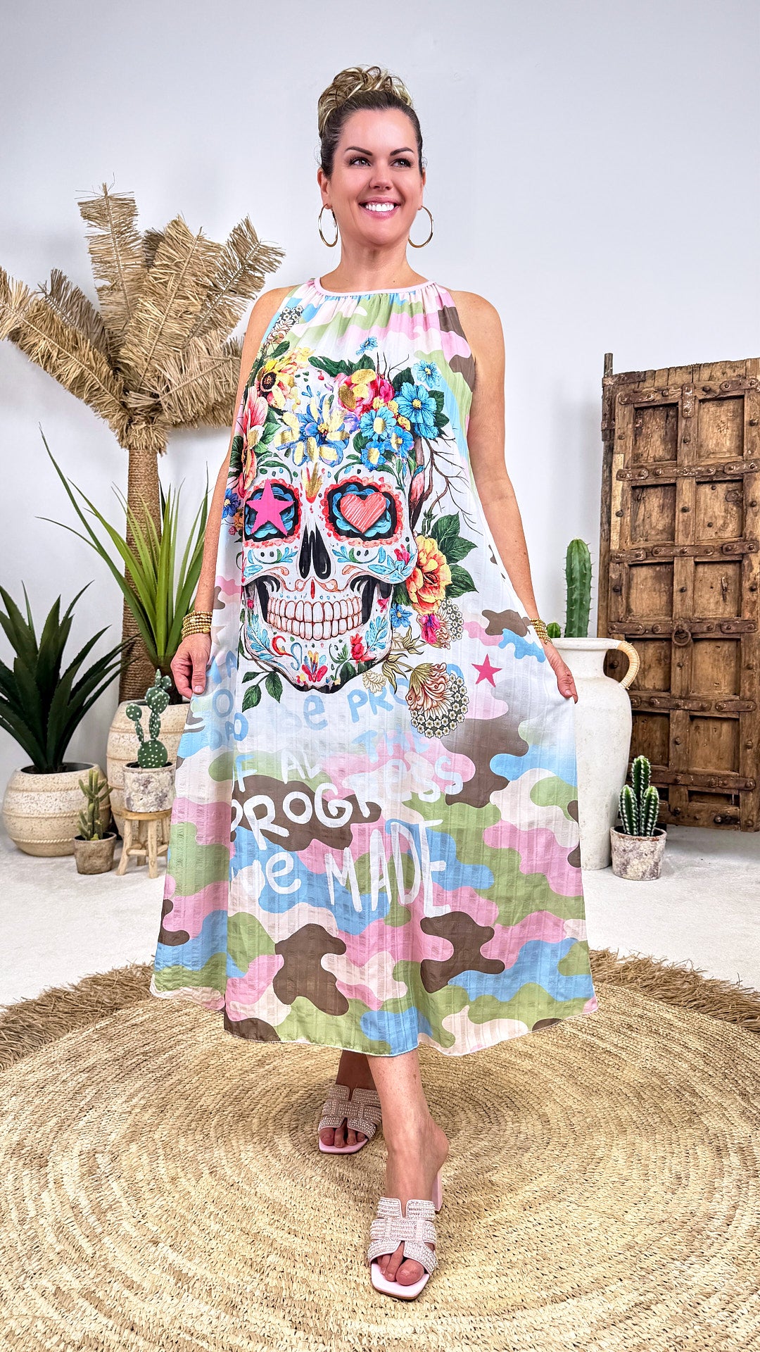 Langes Kleid Boho Rebel