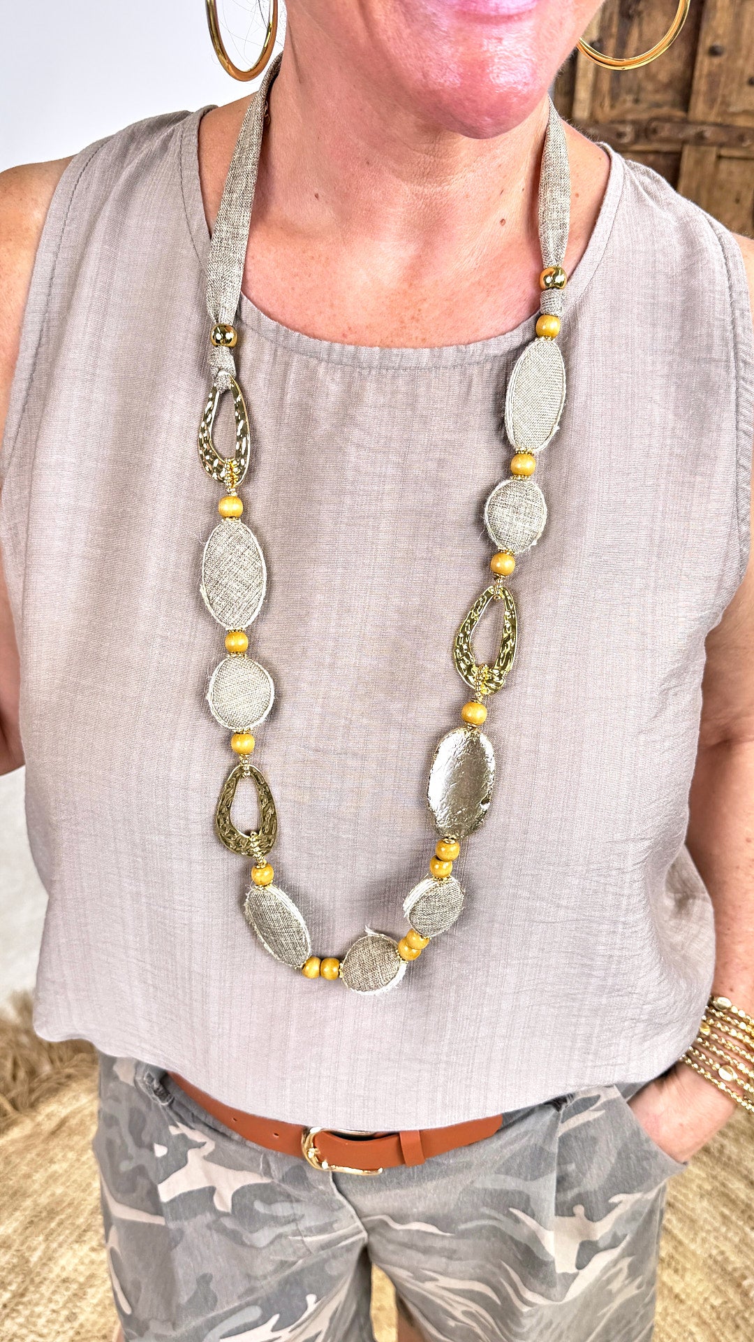 Top Soft Tie *Taupe*