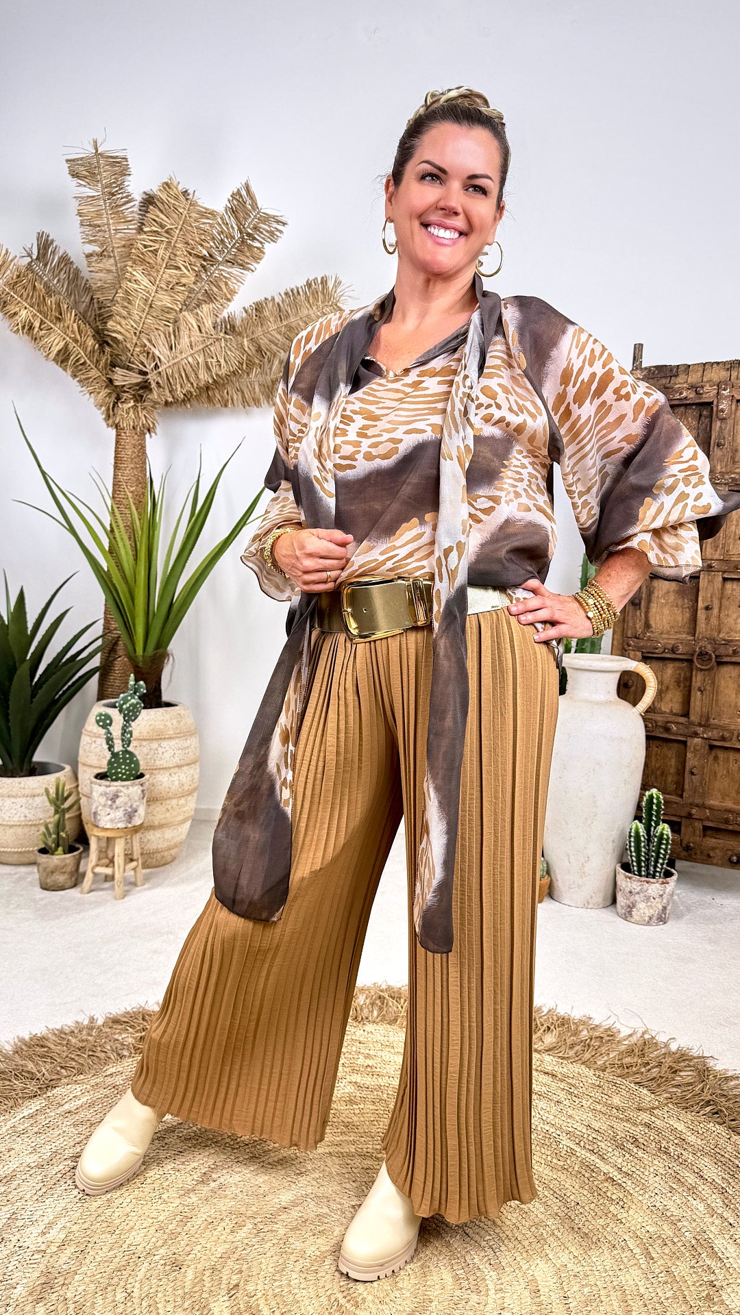Bluse Nomad Romance *Schoko*