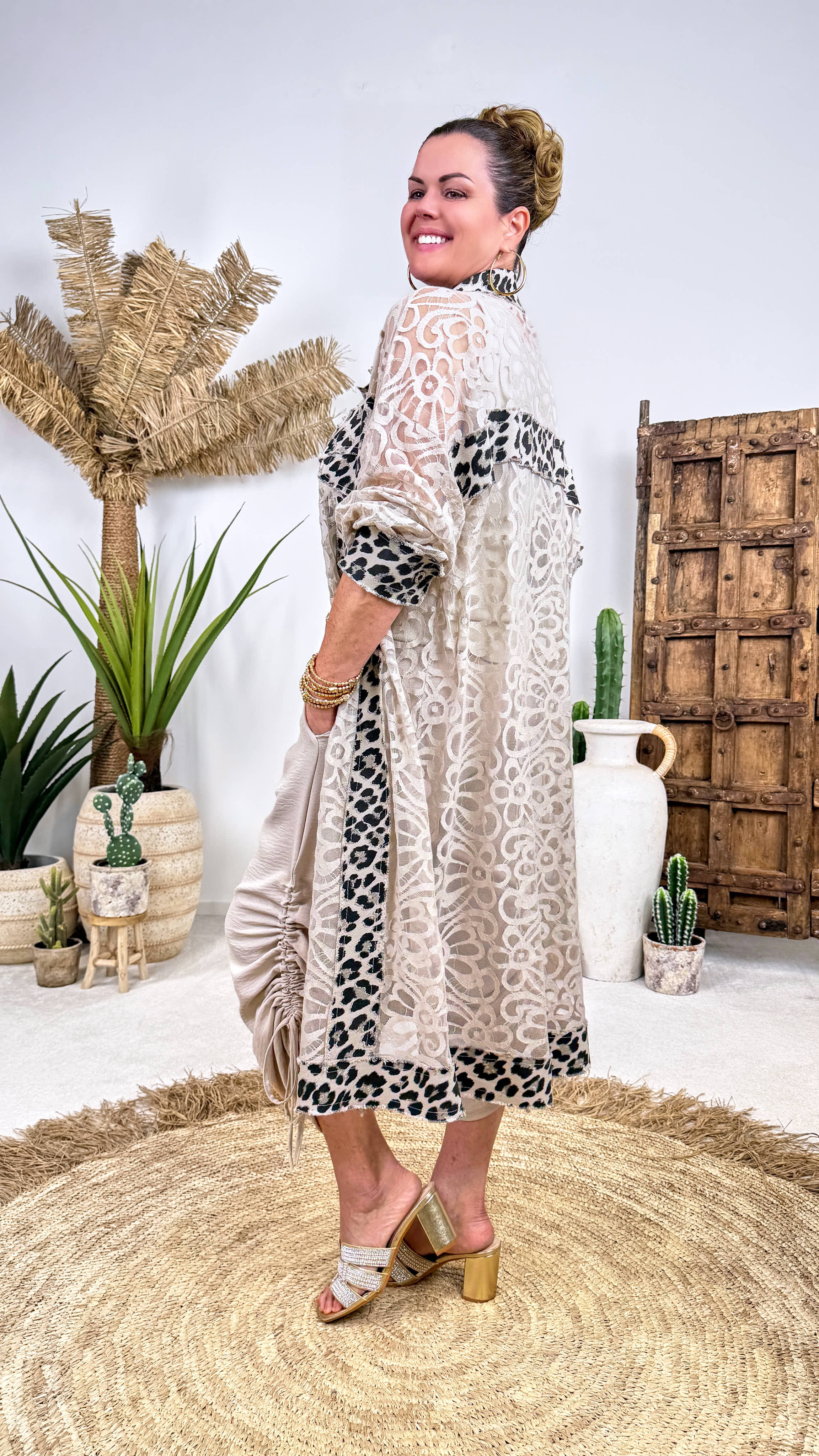 Long-Bluse Endless Story  *Beige*
