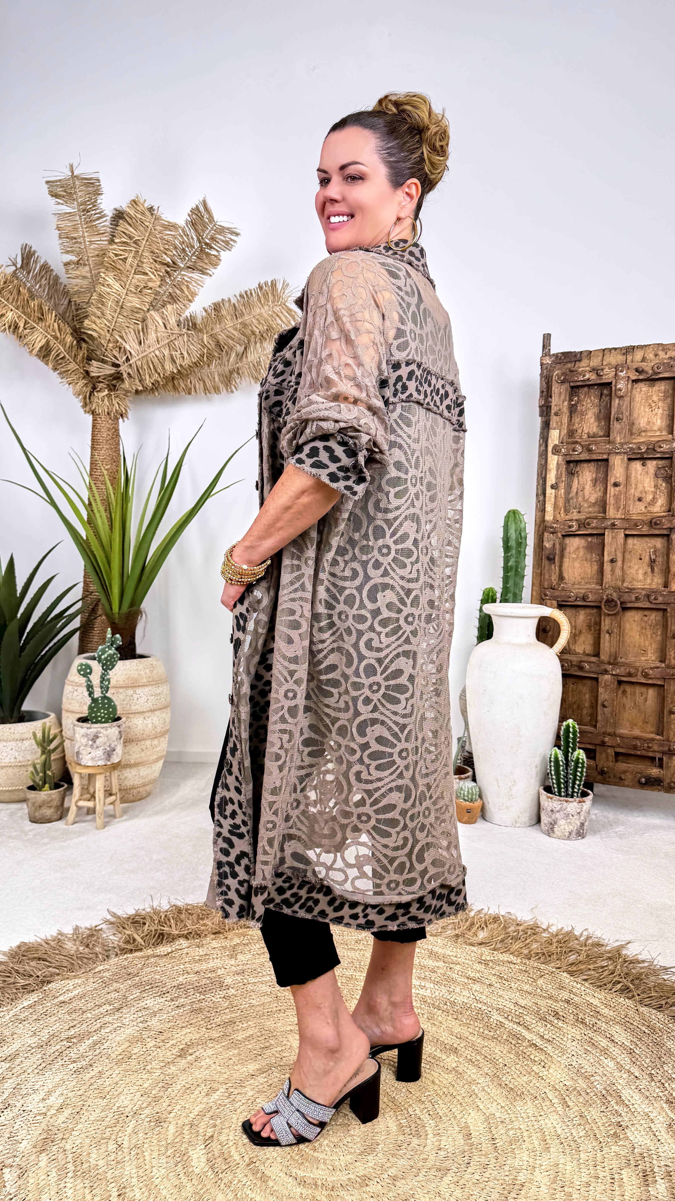 Long-Bluse Endless Story  *Taupe*