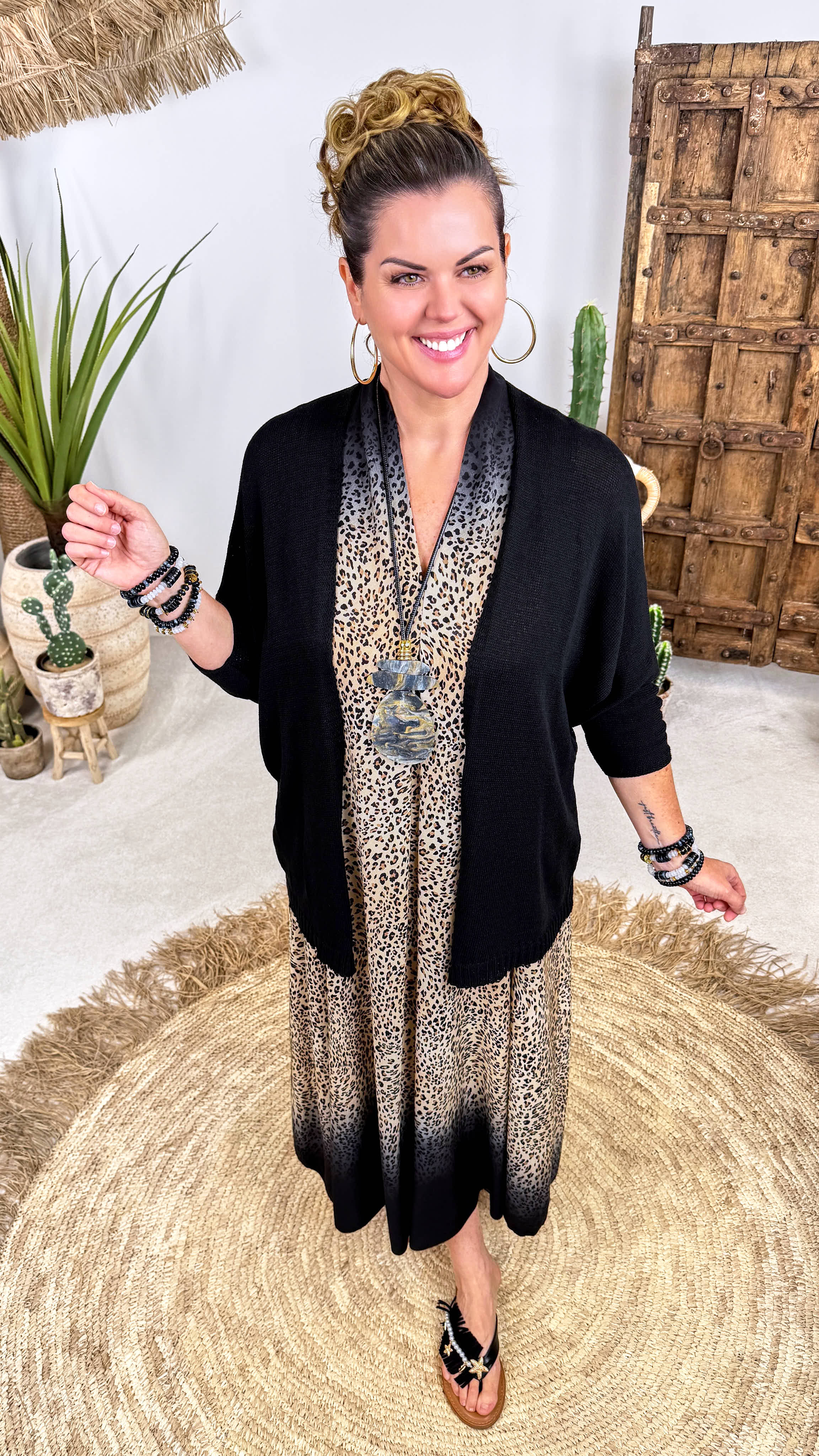 Cardigan Fresh Feeling *Schwarz*