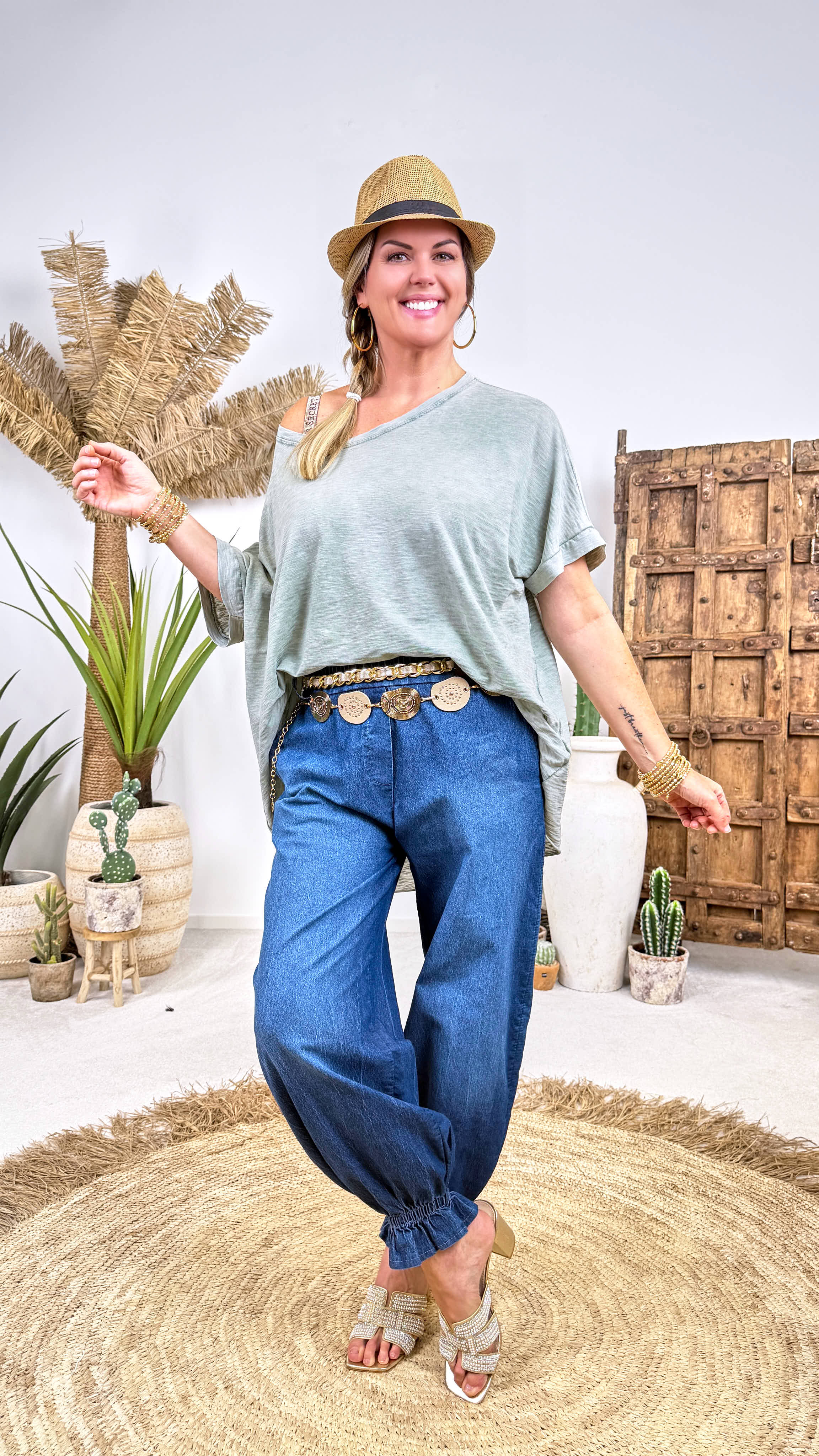 Oversized Shirt Soul Beauty *Khaki*