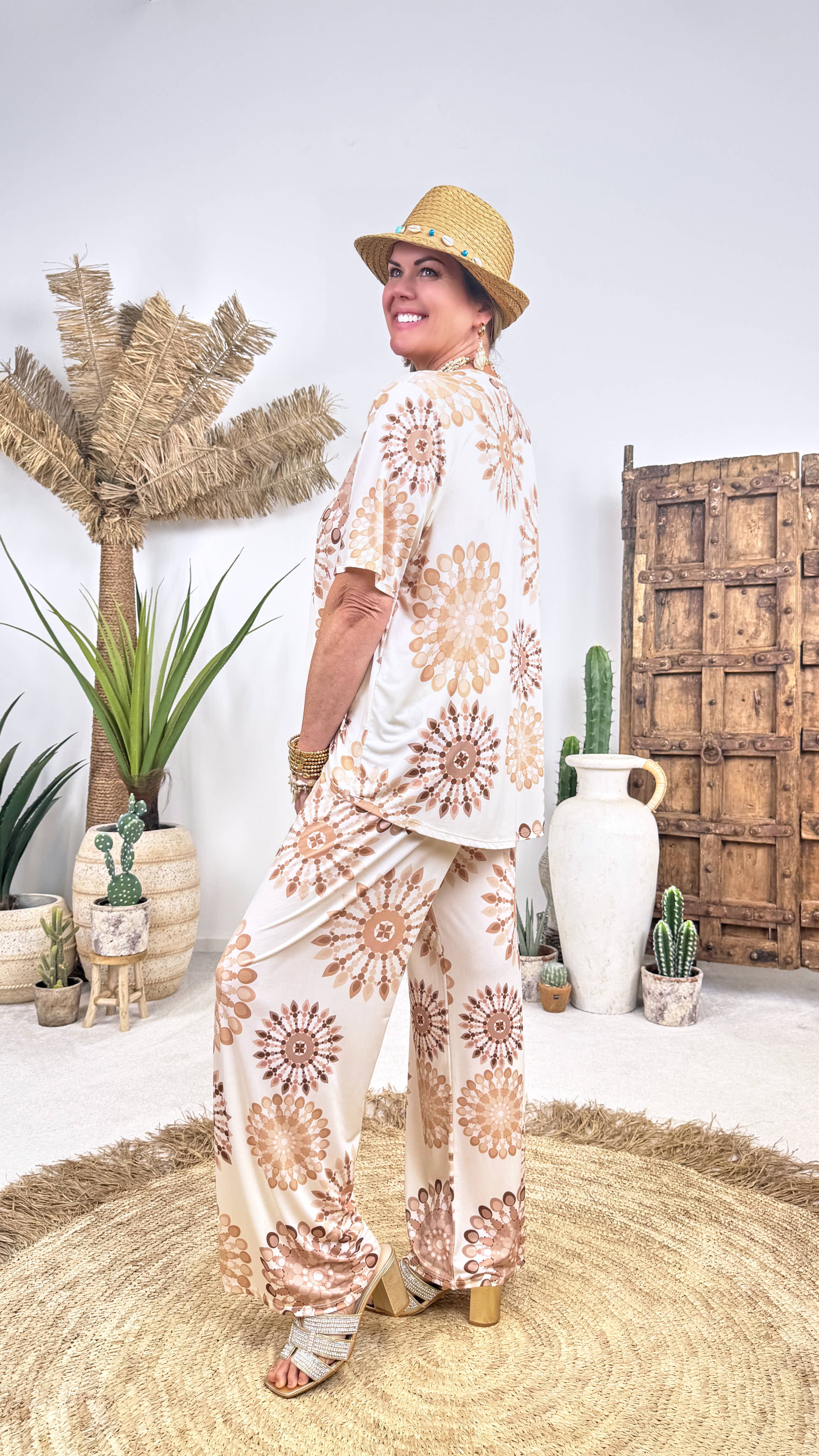 Culotte Hose Mandala Reverie *Camel*