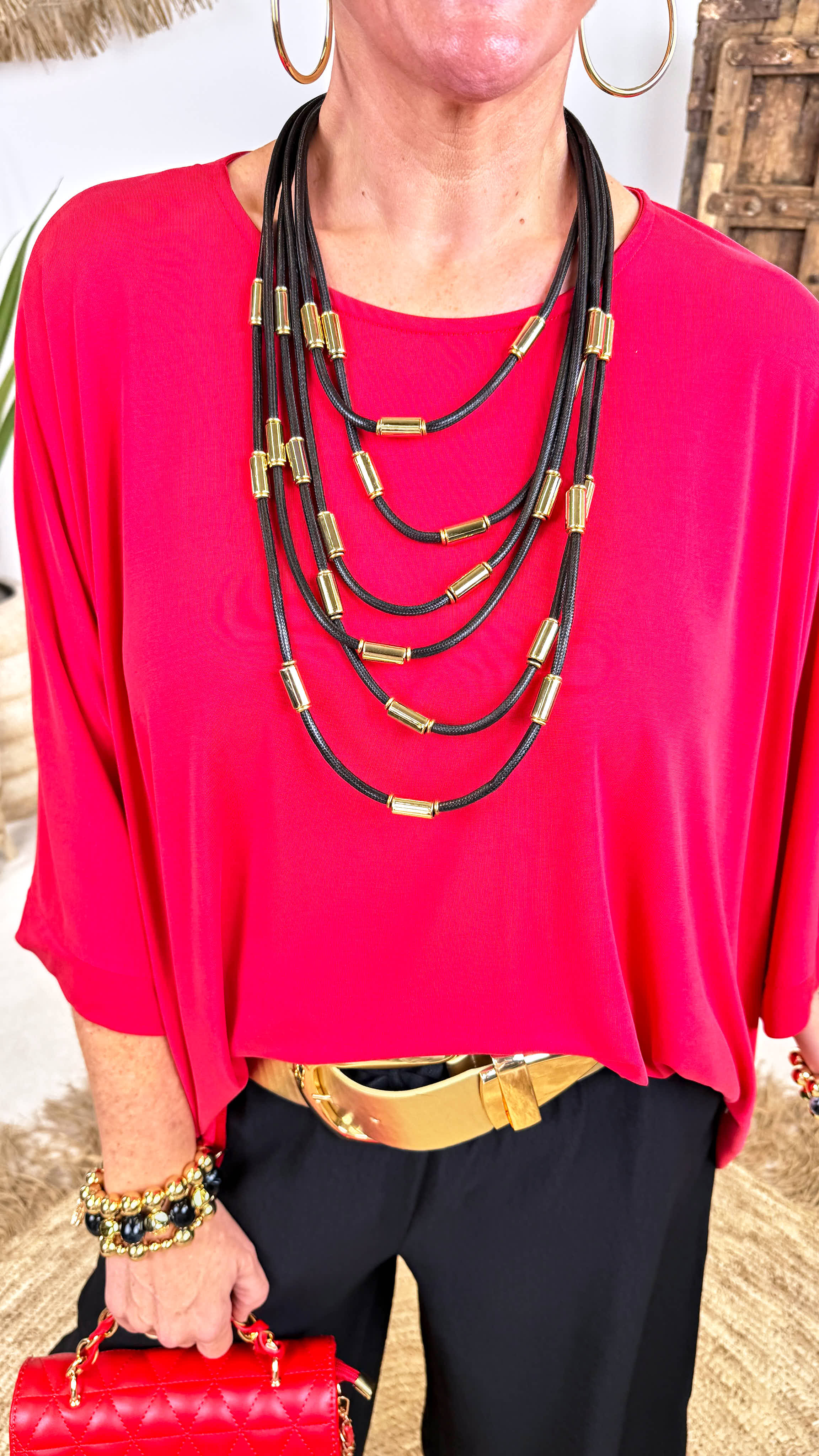 Oversized Shirt Lady in Love *Rot*
