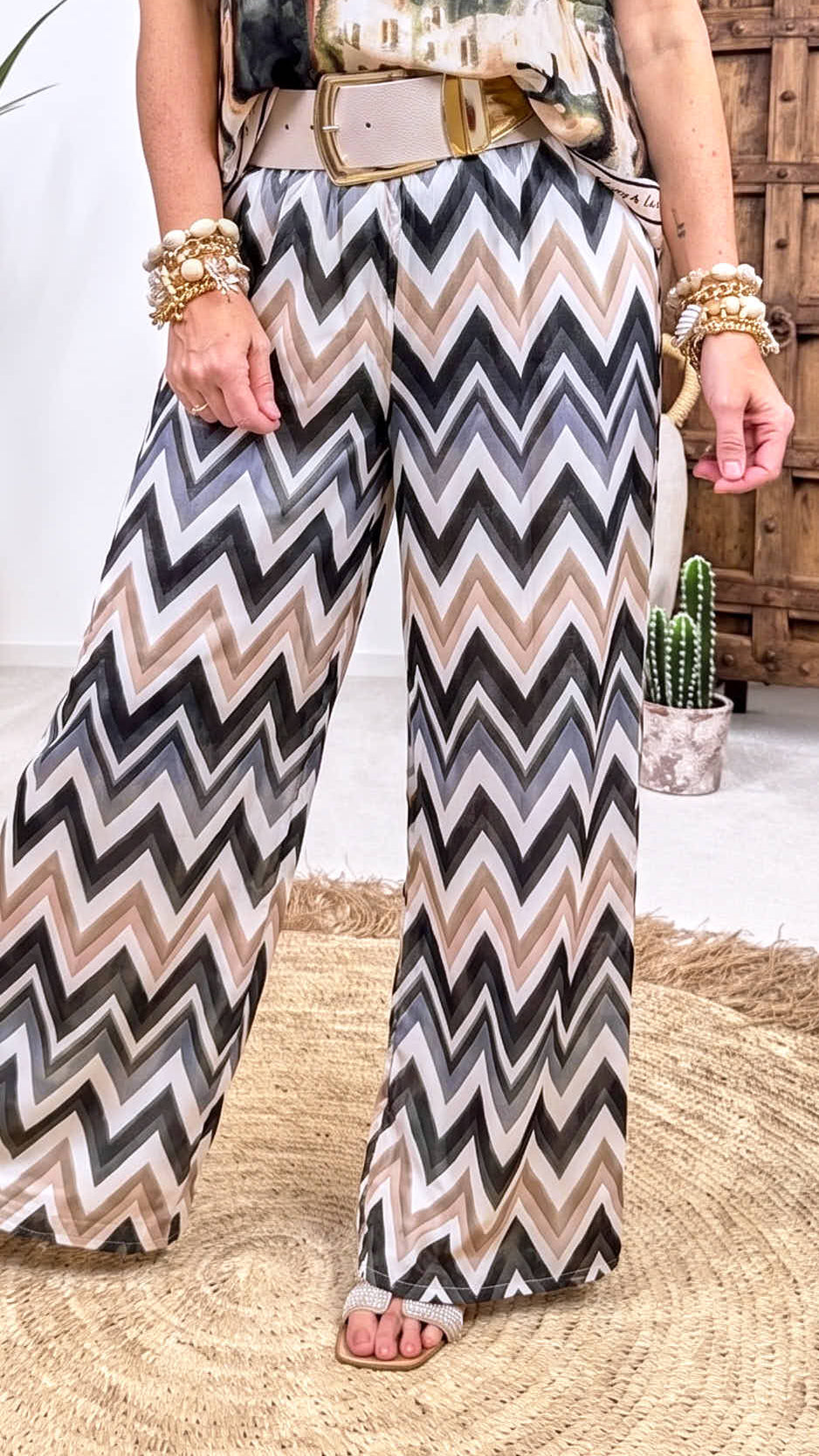 Weite Hose Zephyr Wave *Schwarz*