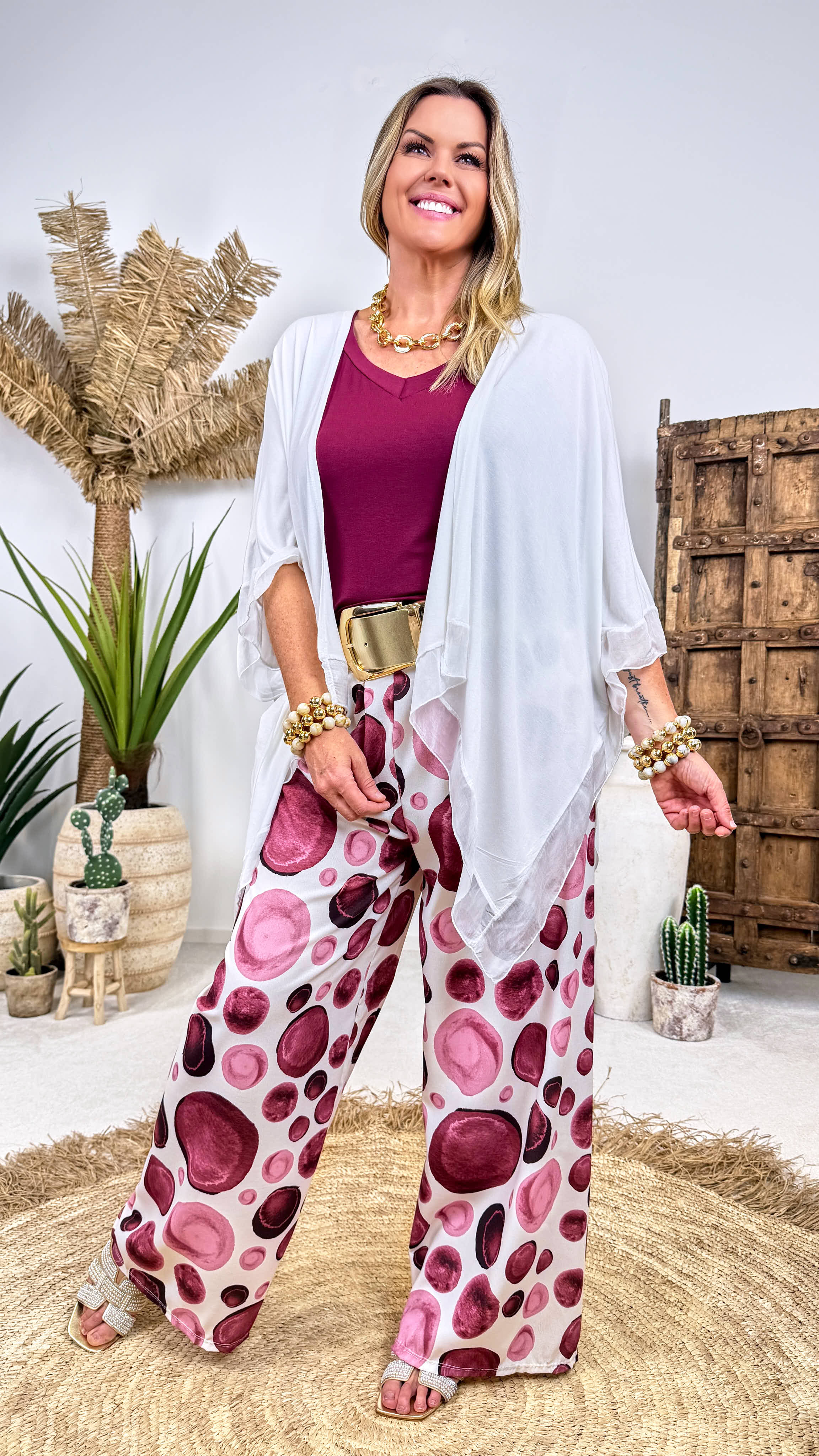 Leichter Cardigan Angel Harmony *Weiß*