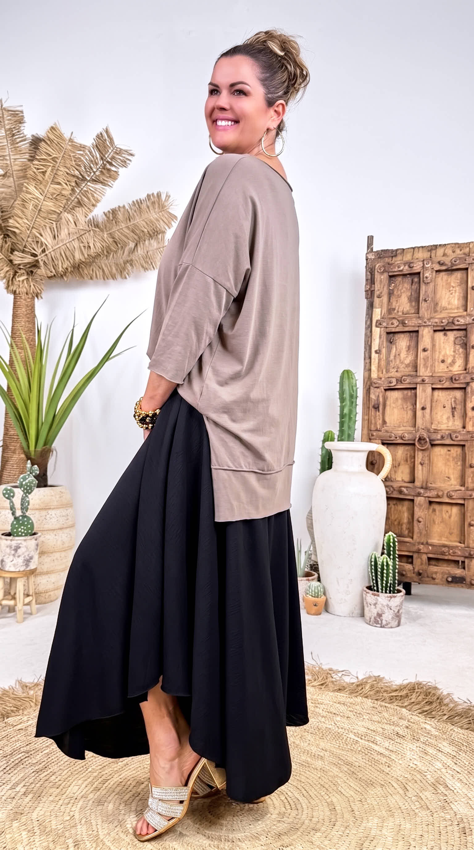 Shirt Soft Plain *Taupe*