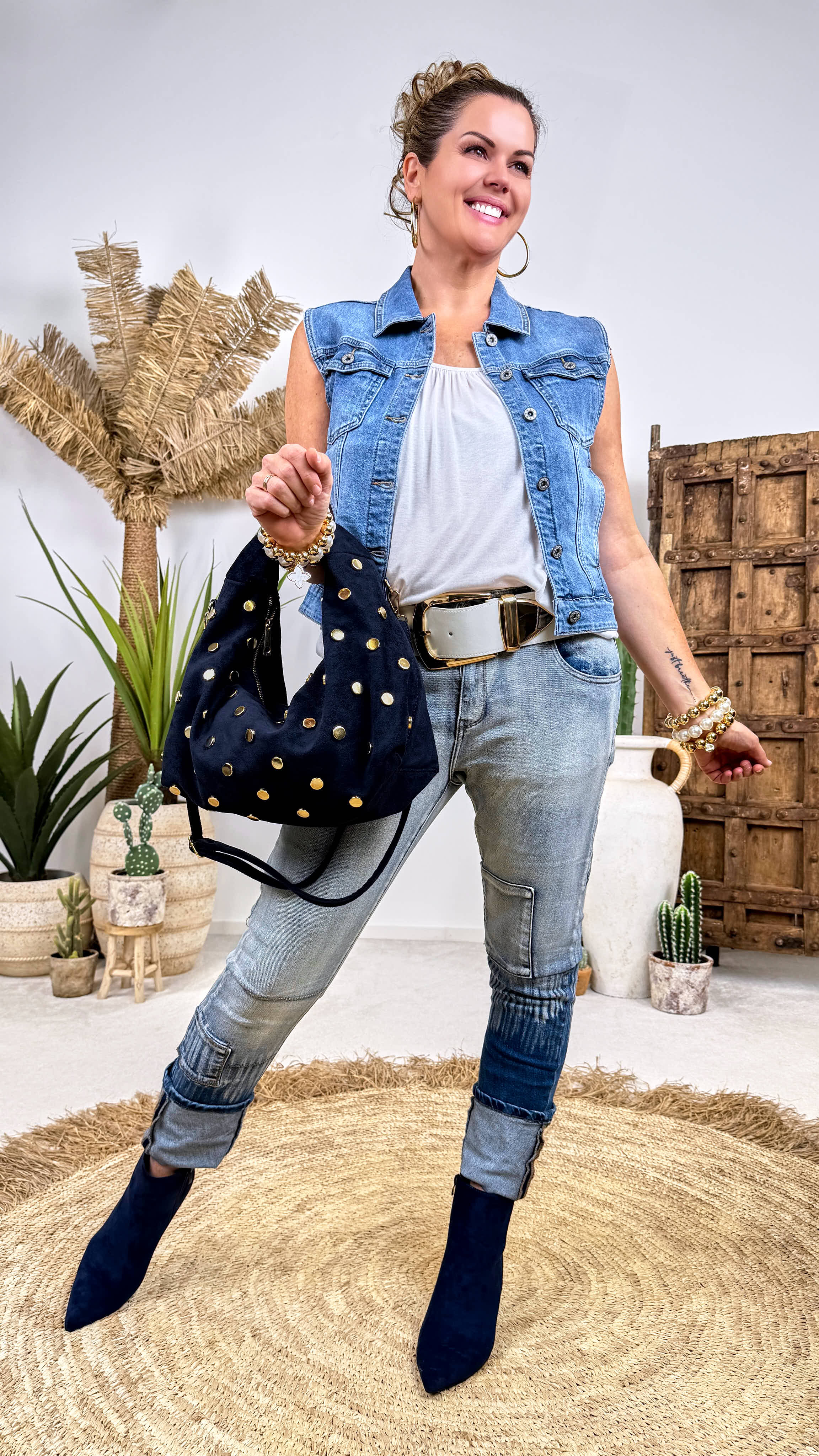 Jeans Weste Wabi