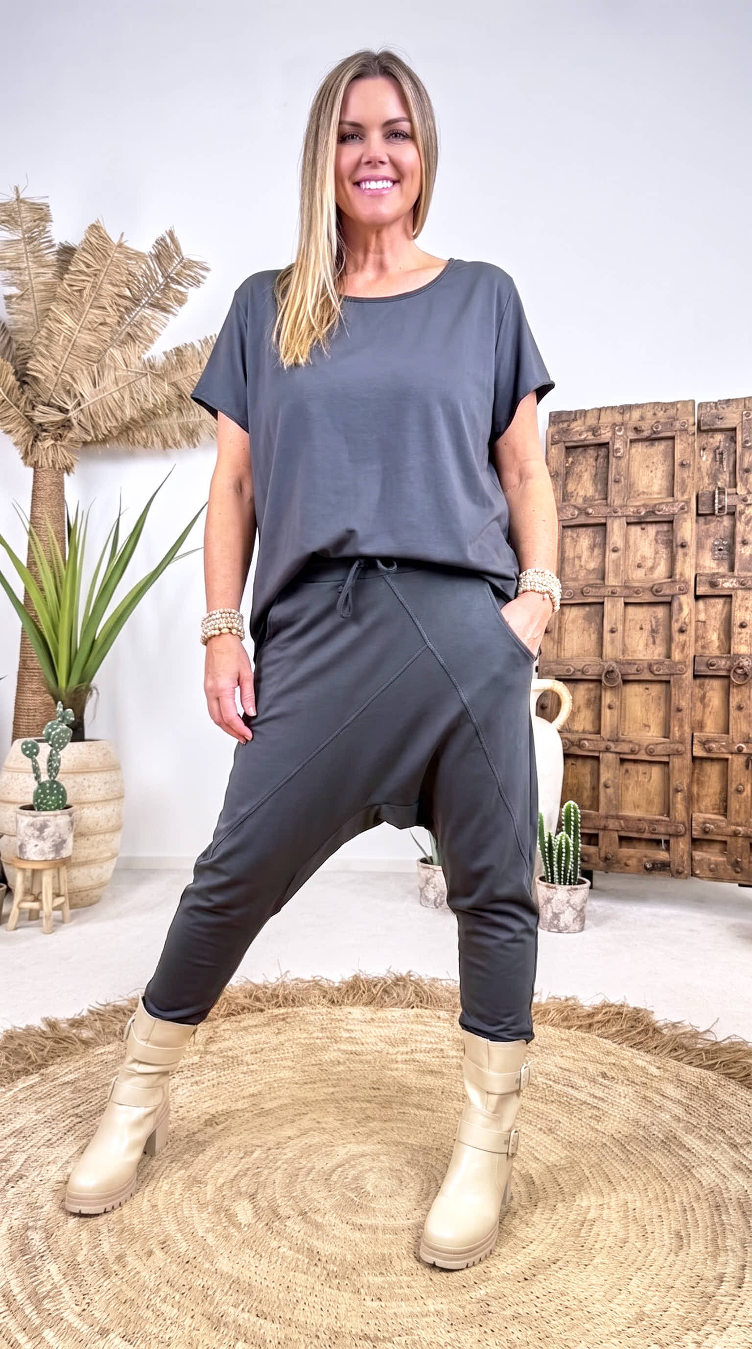Baggy Hose Caserta *Dunkelgrau*