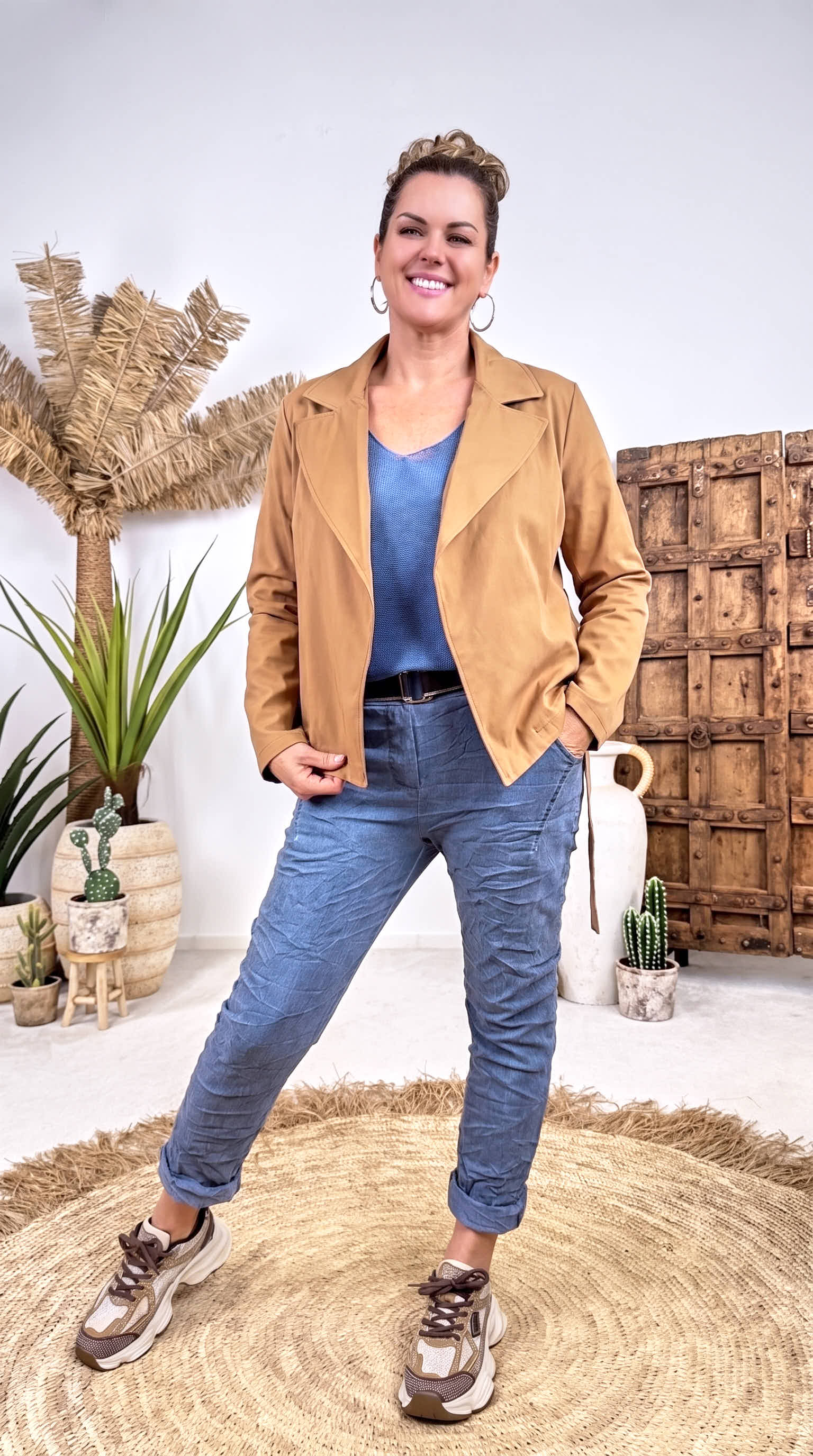 Kurzer Trenchcoat Belfry *Camel*