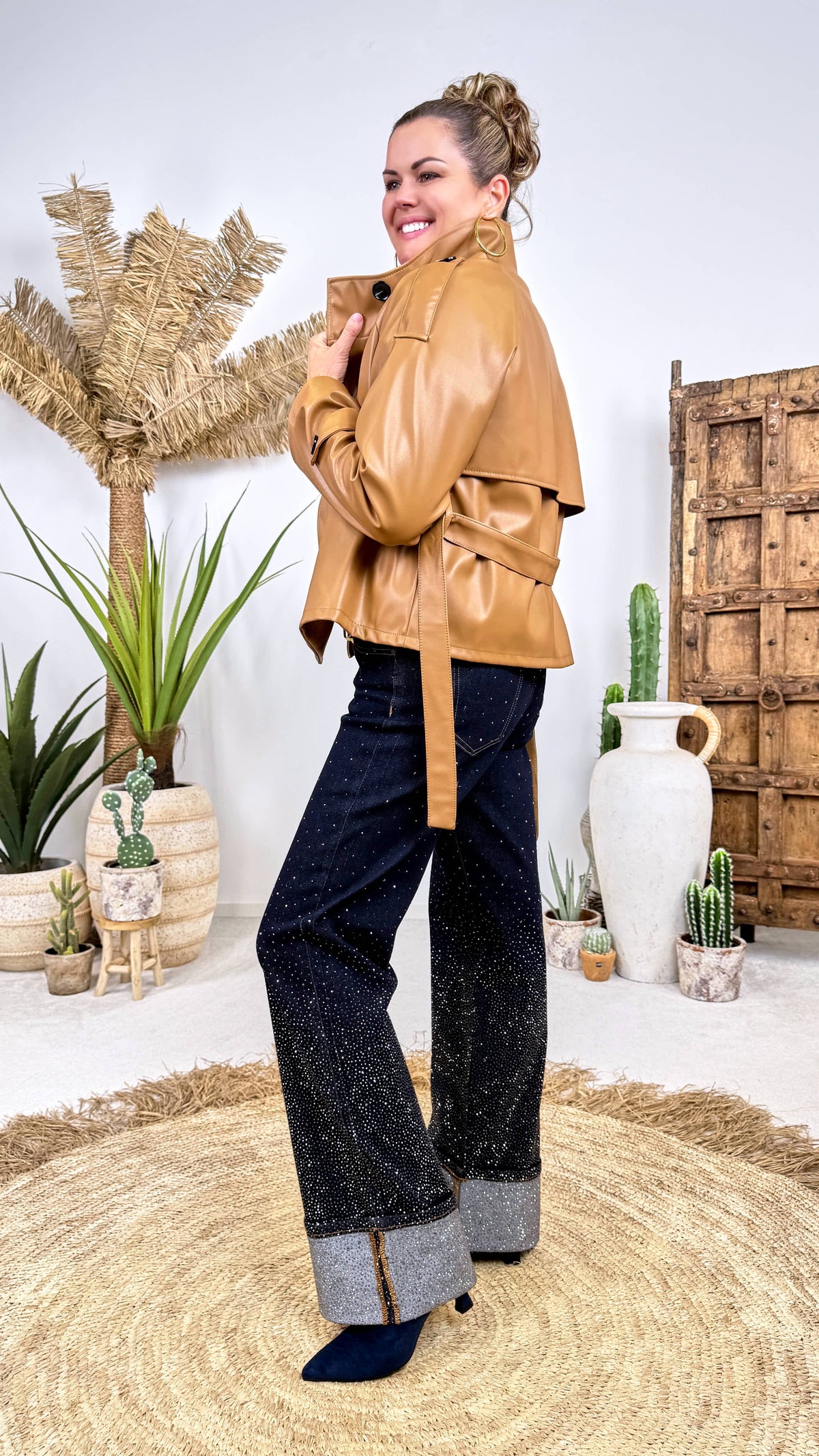 Kurzer Trenchcoat Archipel *Camel*