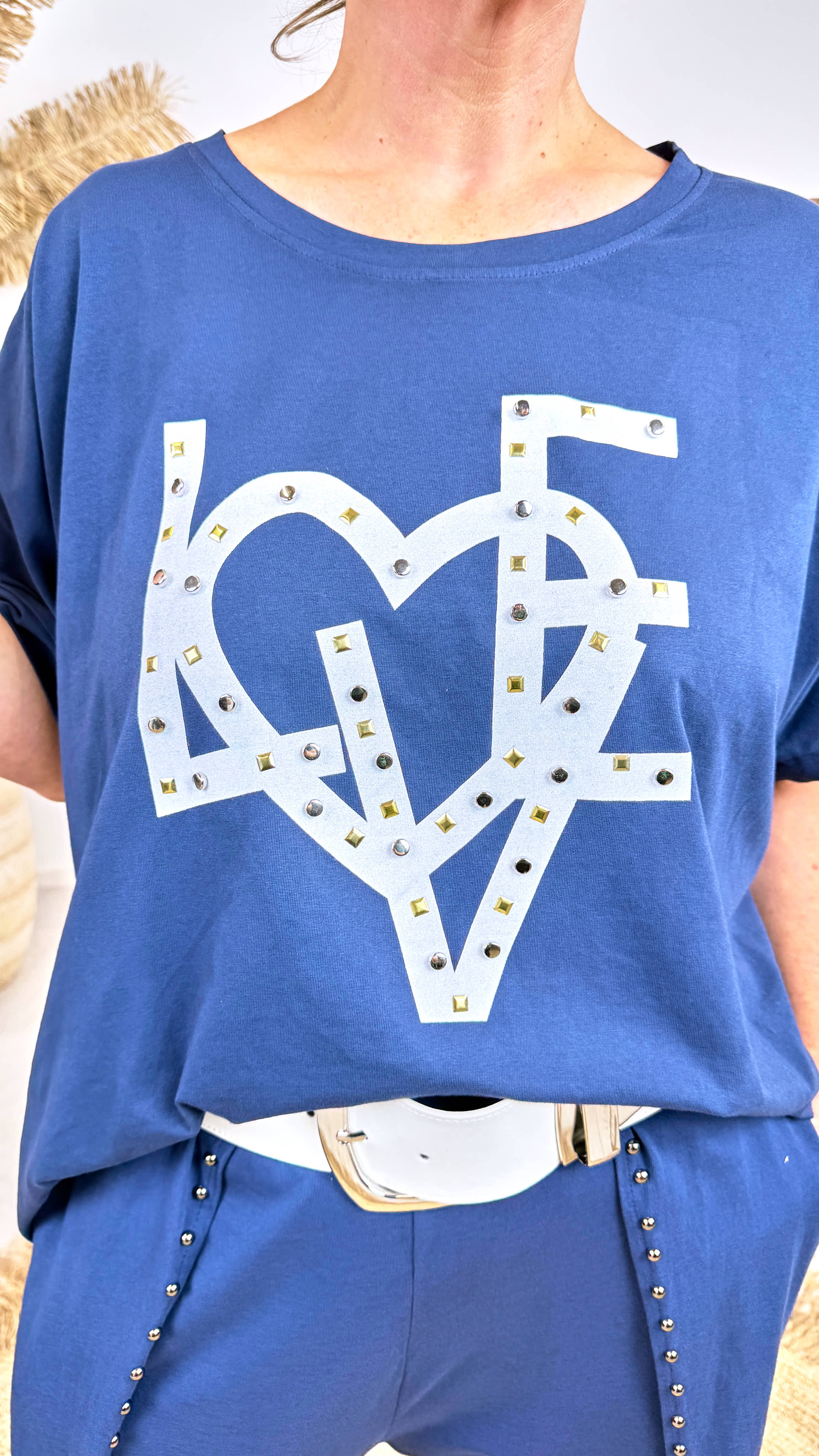 Shirt Copper Heart *Blau*