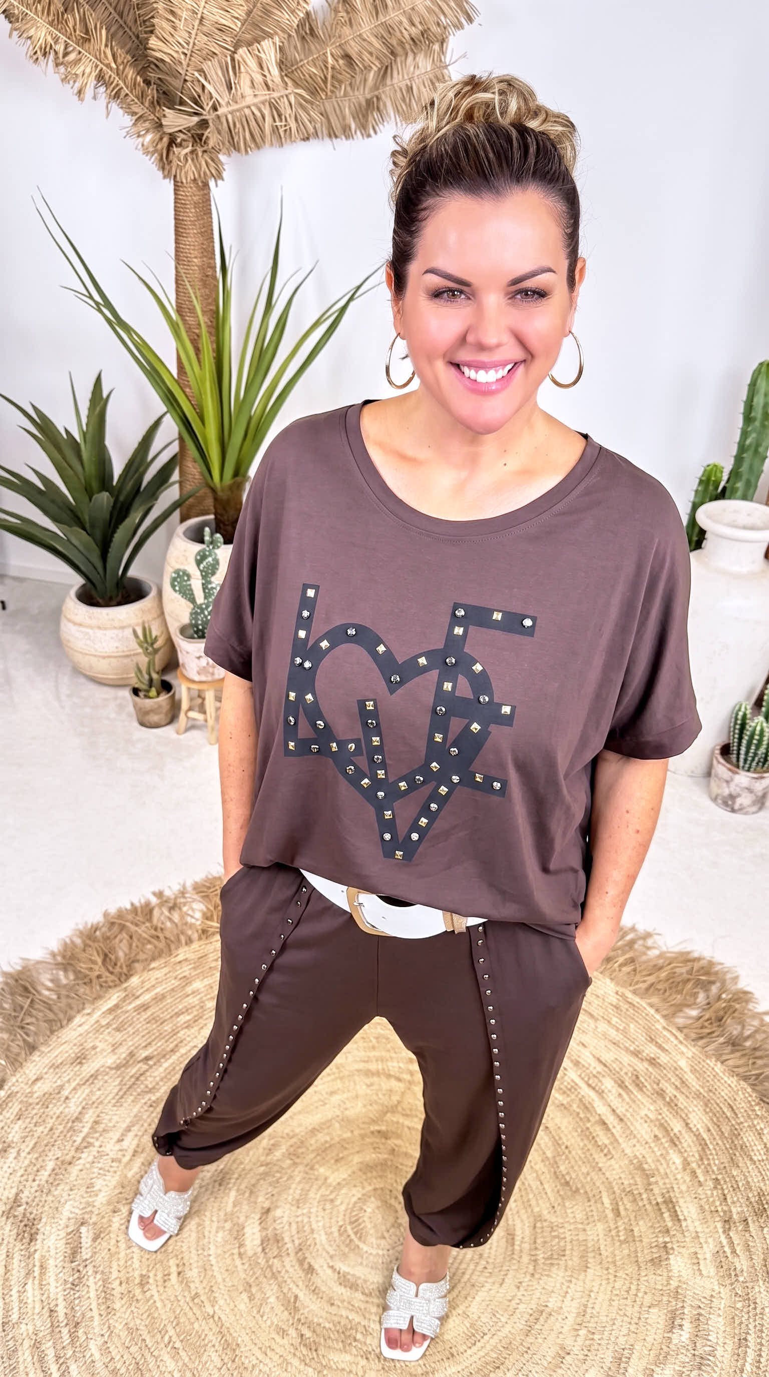 Shirt Copper Heart *Schoko*