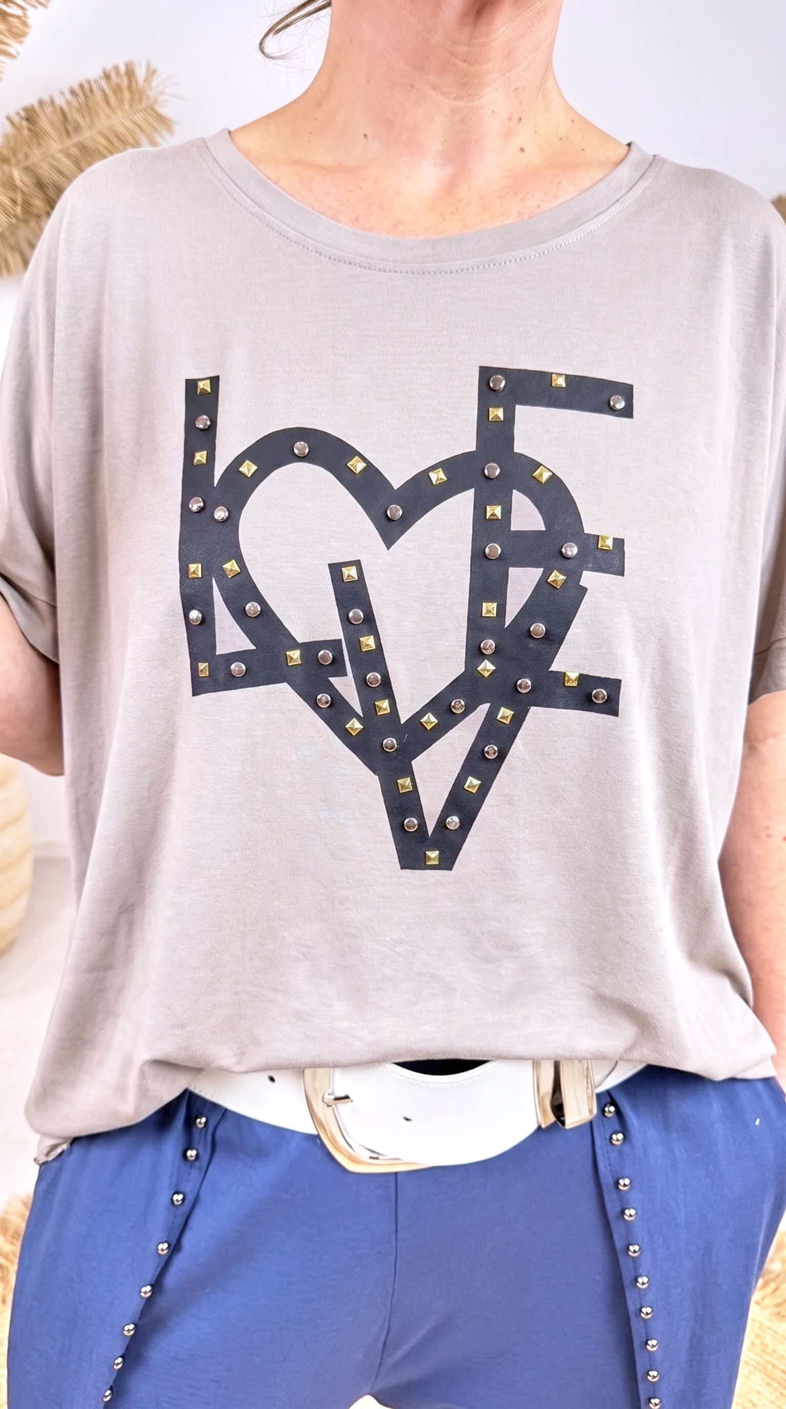 Shirt Copper Heart *Taupe*