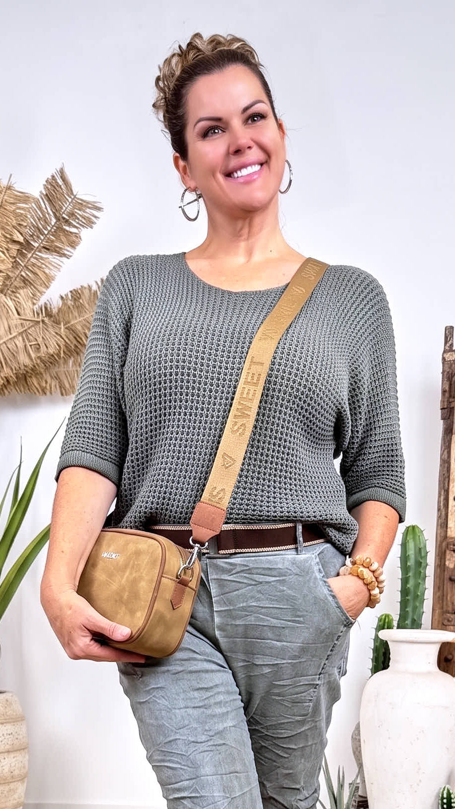 Strickshirt Kelpwood *Khaki*