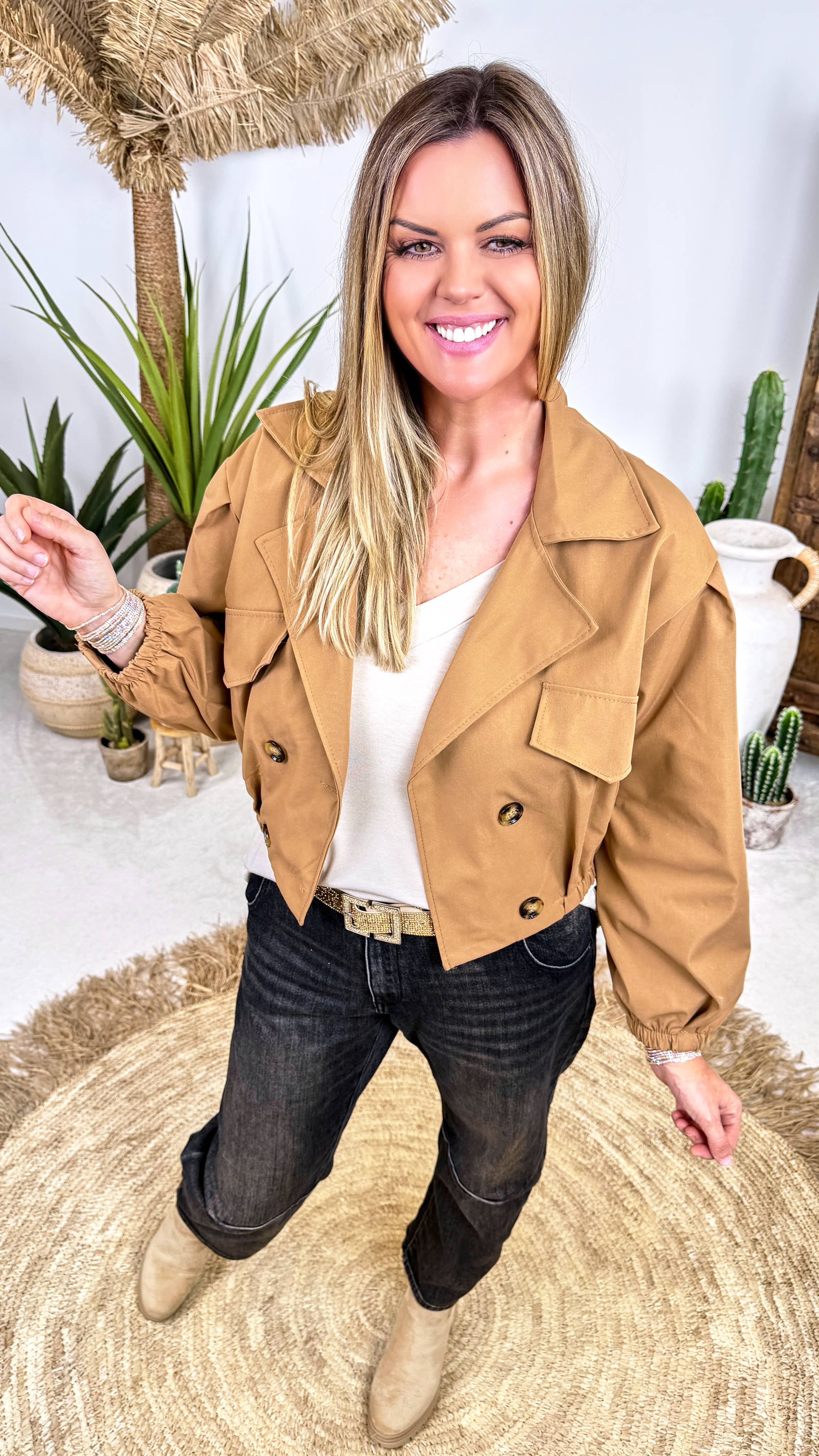 Kurze Jacke Corrinth *Camel*