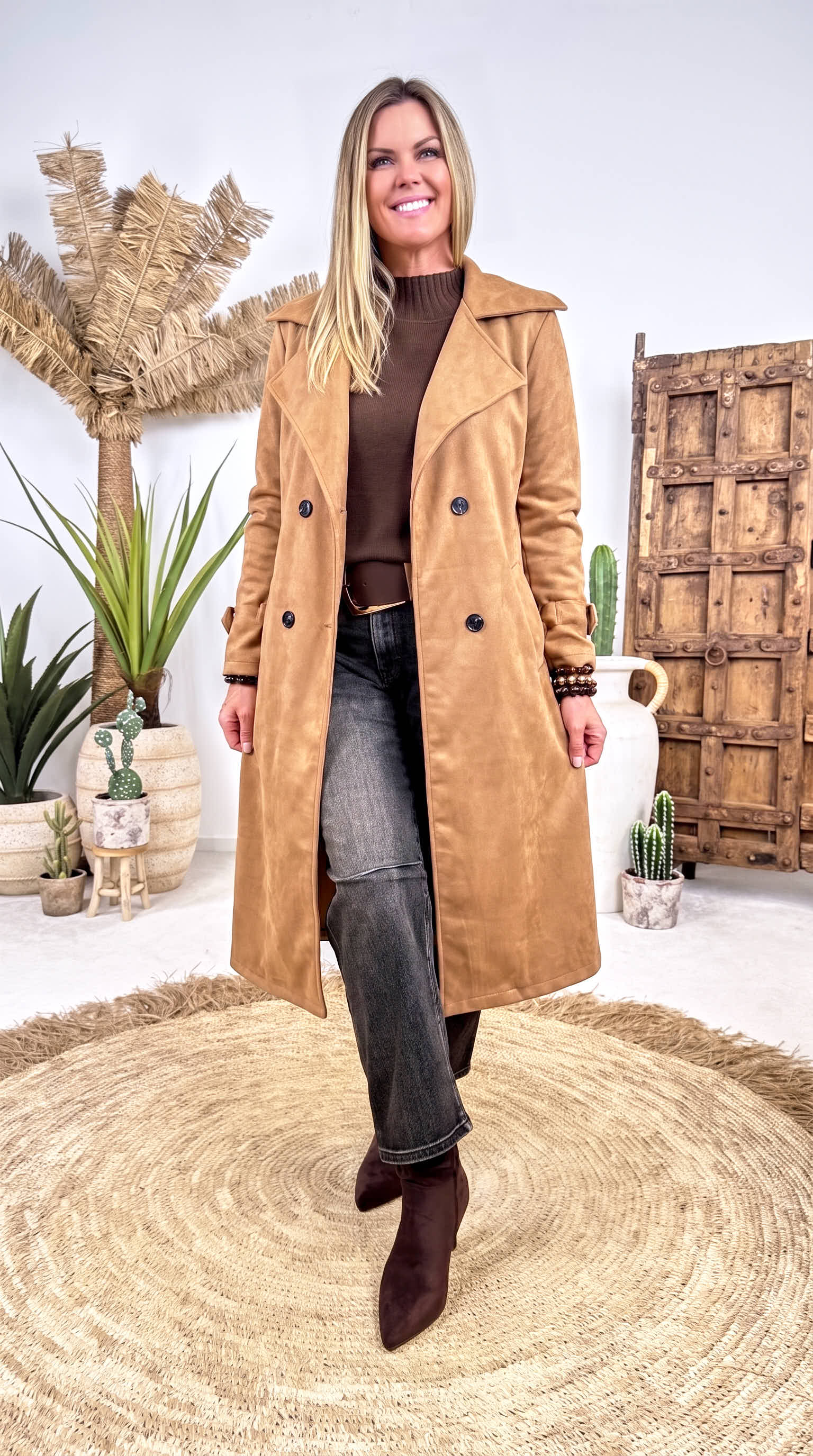 Langer Mantel Nocturne *Camel*