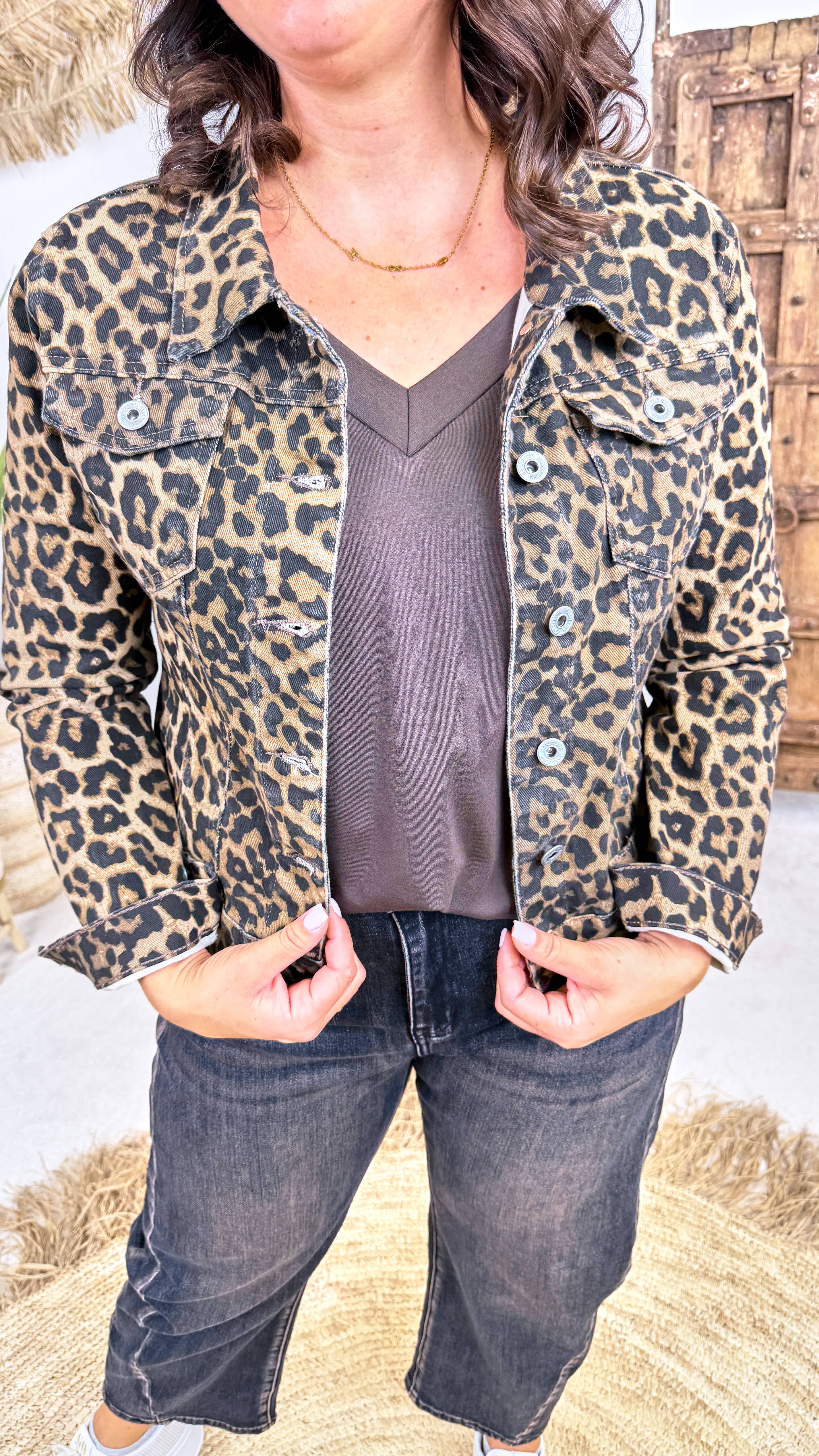 Jeansjacke Sandy Spots