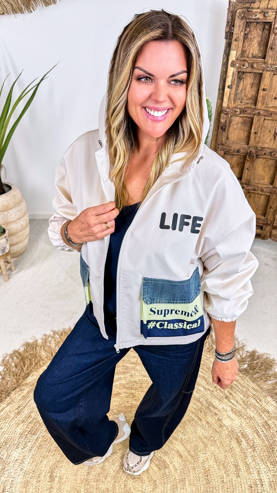 Jacke Patchwork Revival *Creme*