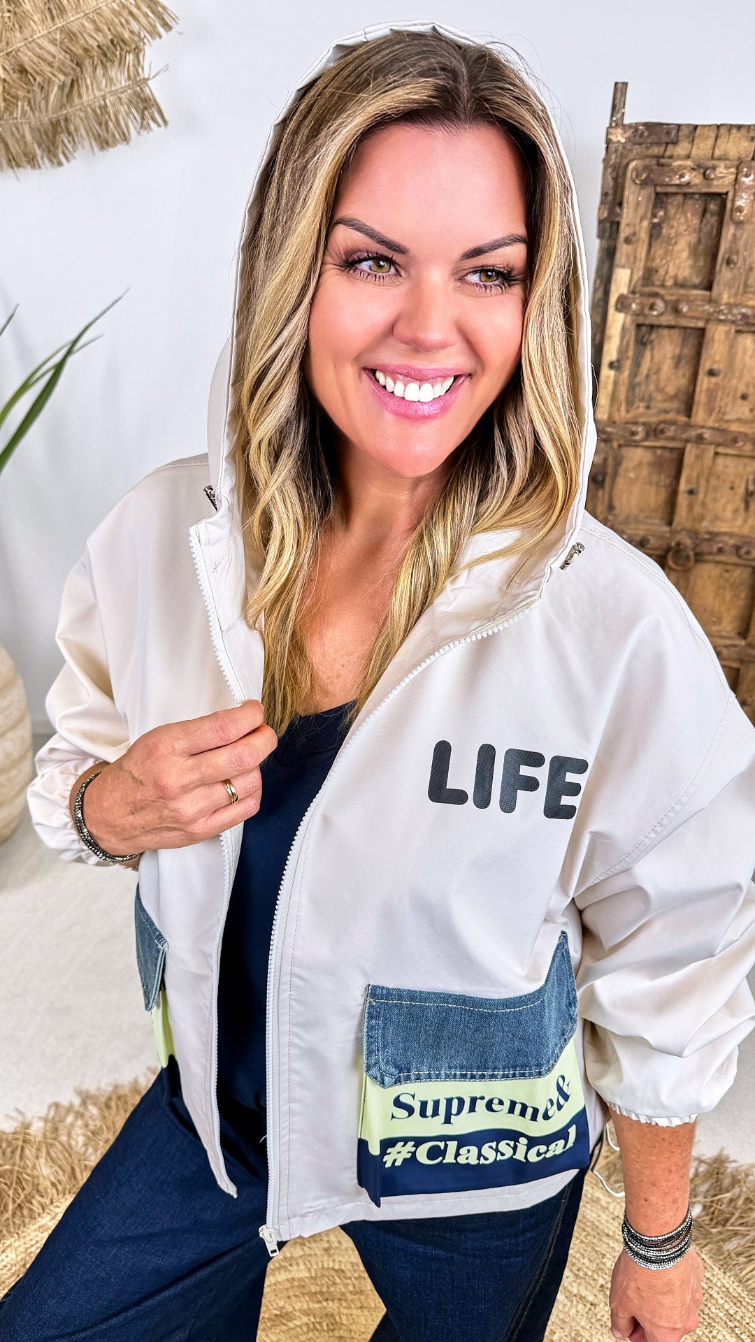 Jacke Patchwork Revival *Creme*