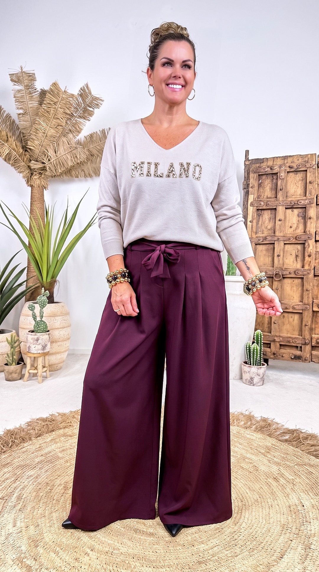 Weite Hose Kalahari *Bordeaux*