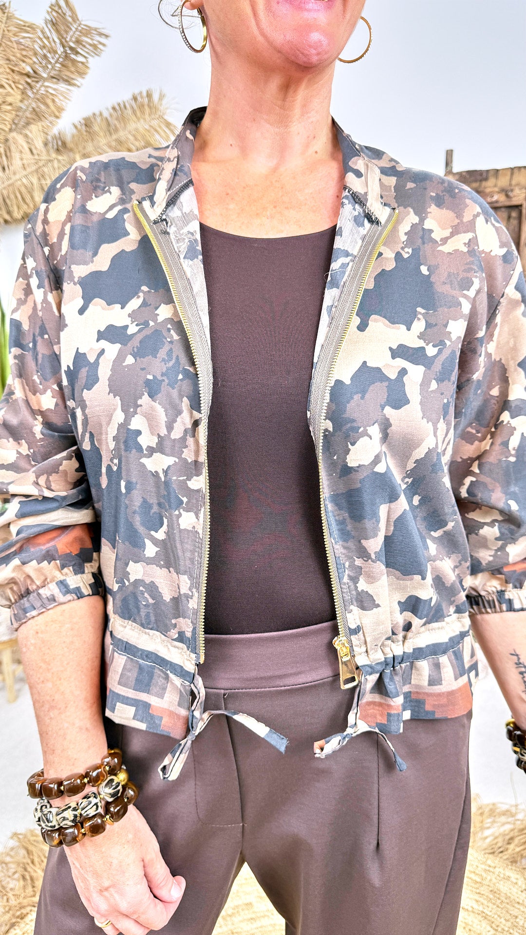Leichte Jacke Dune Drift *Schoko*