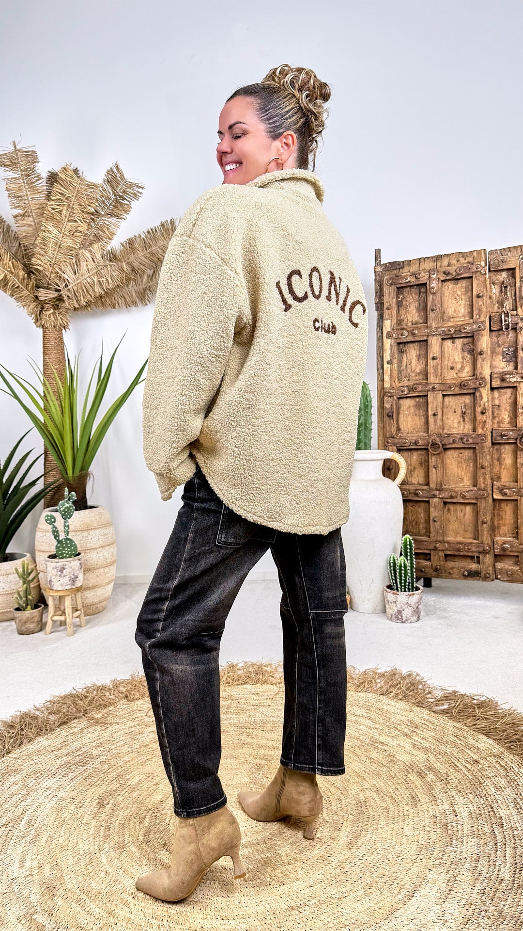 Hemd-Jacke Iconic Club *Beige*