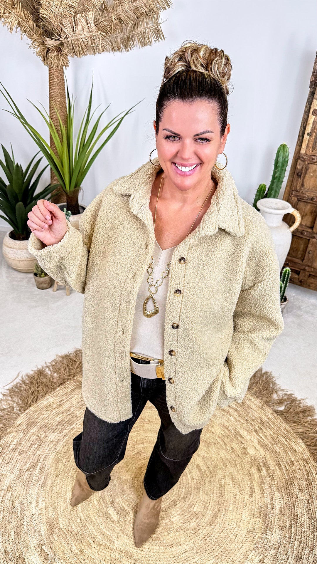 Hemd-Jacke Iconic Club *Beige*