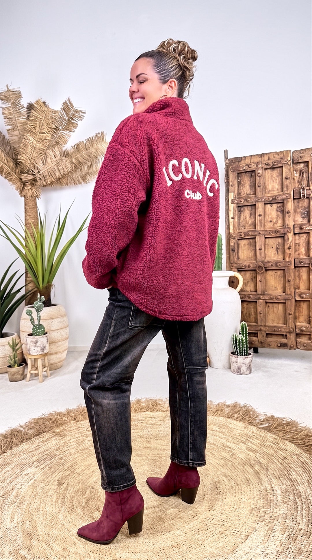 Hemd-Jacke Iconic Club *Bordeaux*