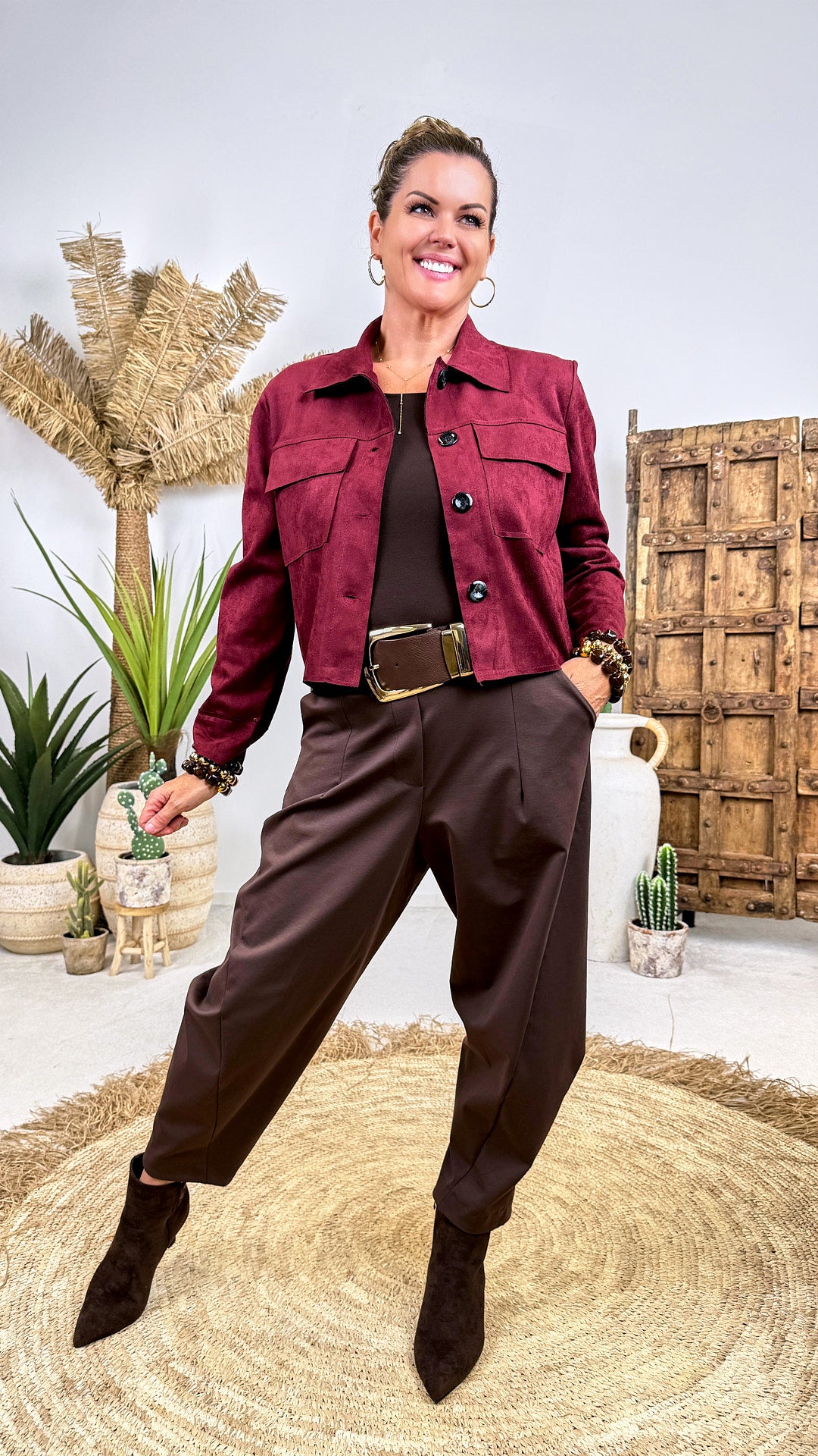 Jacke Malachit Dream *Bordeaux* (lieferbar ab 18.8.26)