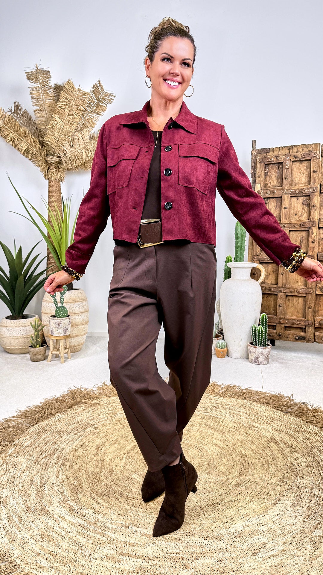 Jacke Malachit Dream *Bordeaux* (lieferbar ab 18.8.26)