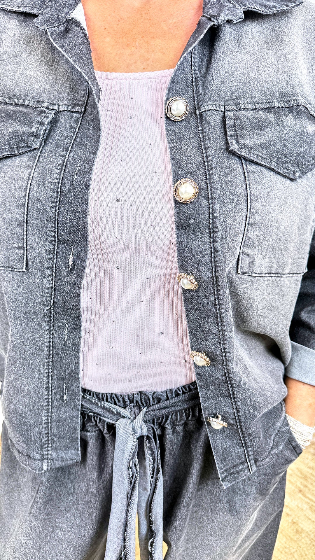 Jeans-Hemdjacke Ravenwood