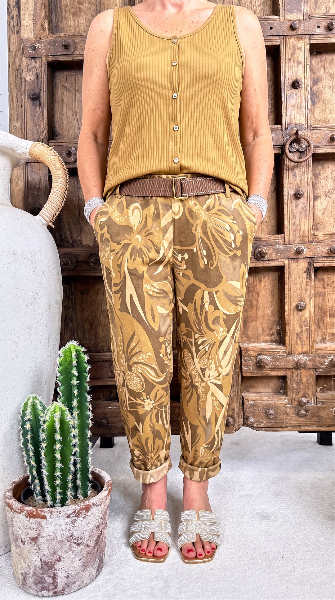 Jogpants Jungle Reverie *Camel*