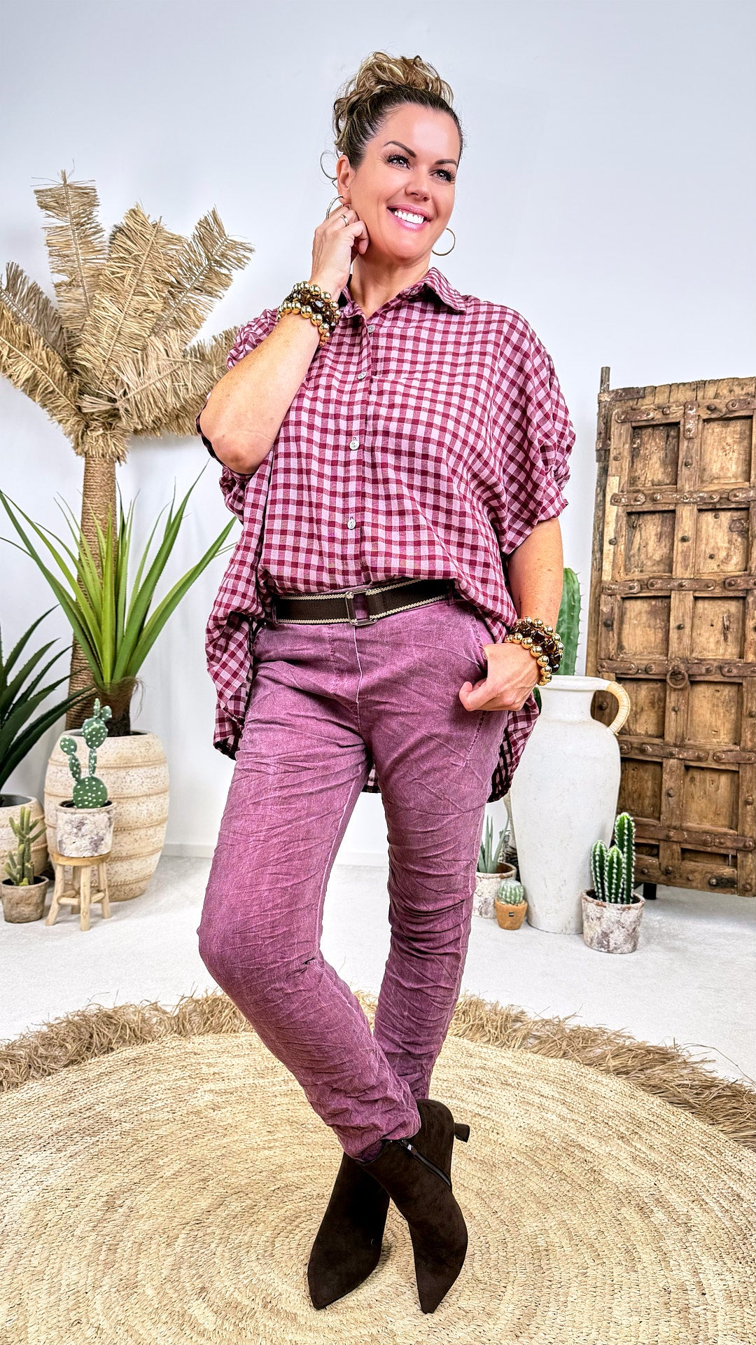 Jogpants Murmur Flow *Bordeaux*
