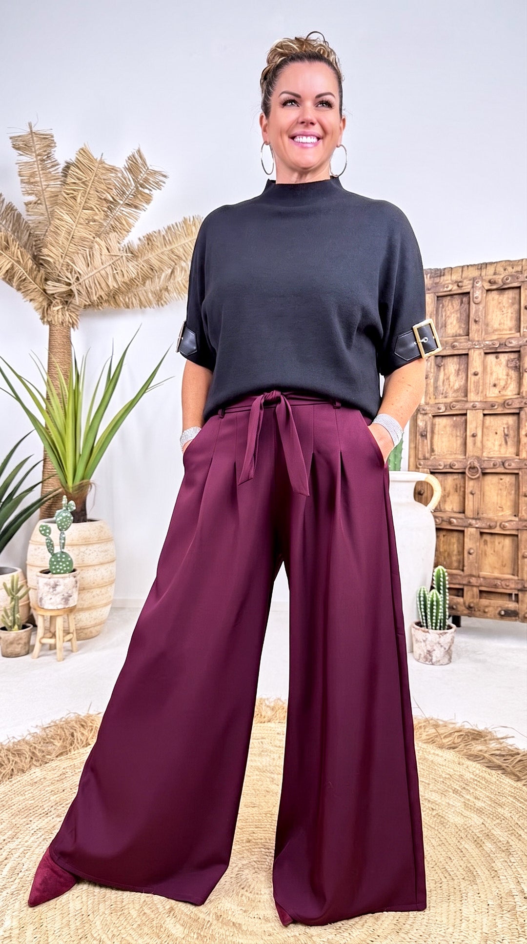 Strickshirt Harvest Loop *Schwarz*
