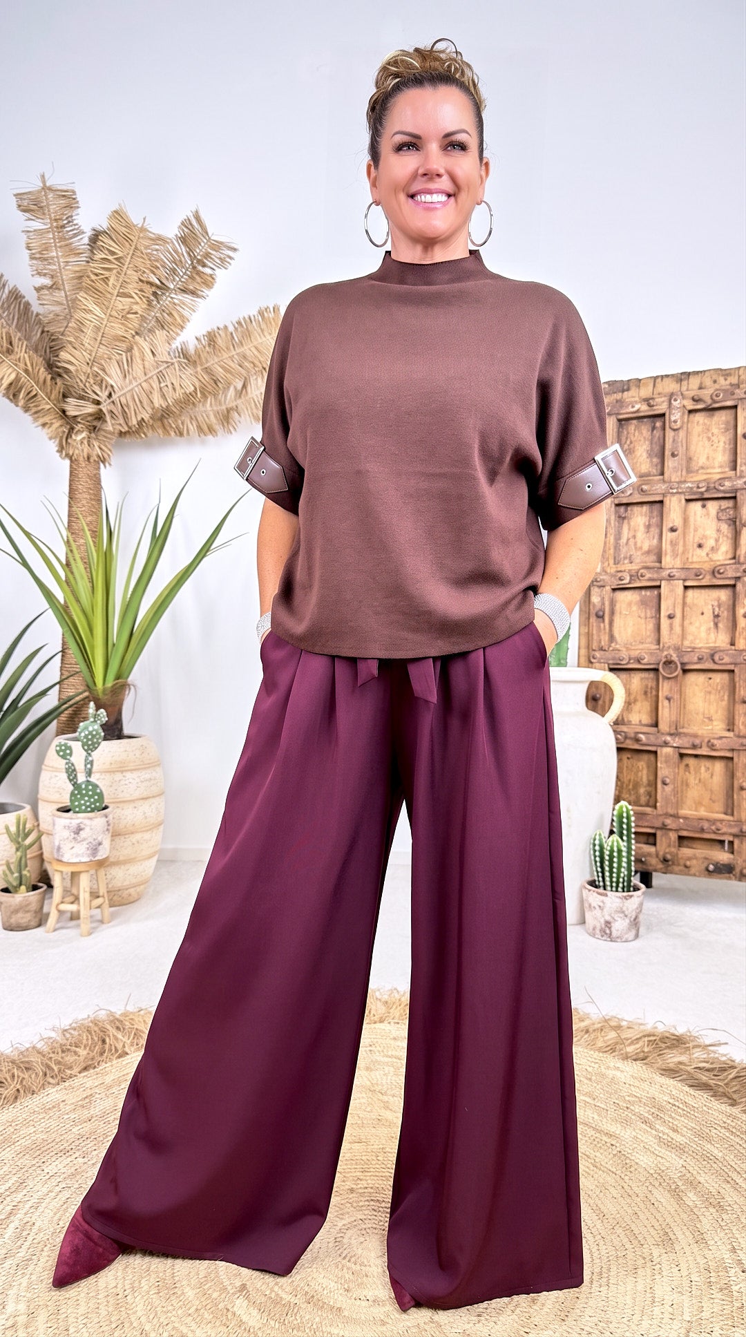 Strickshirt Harvest Loop *Schoko*