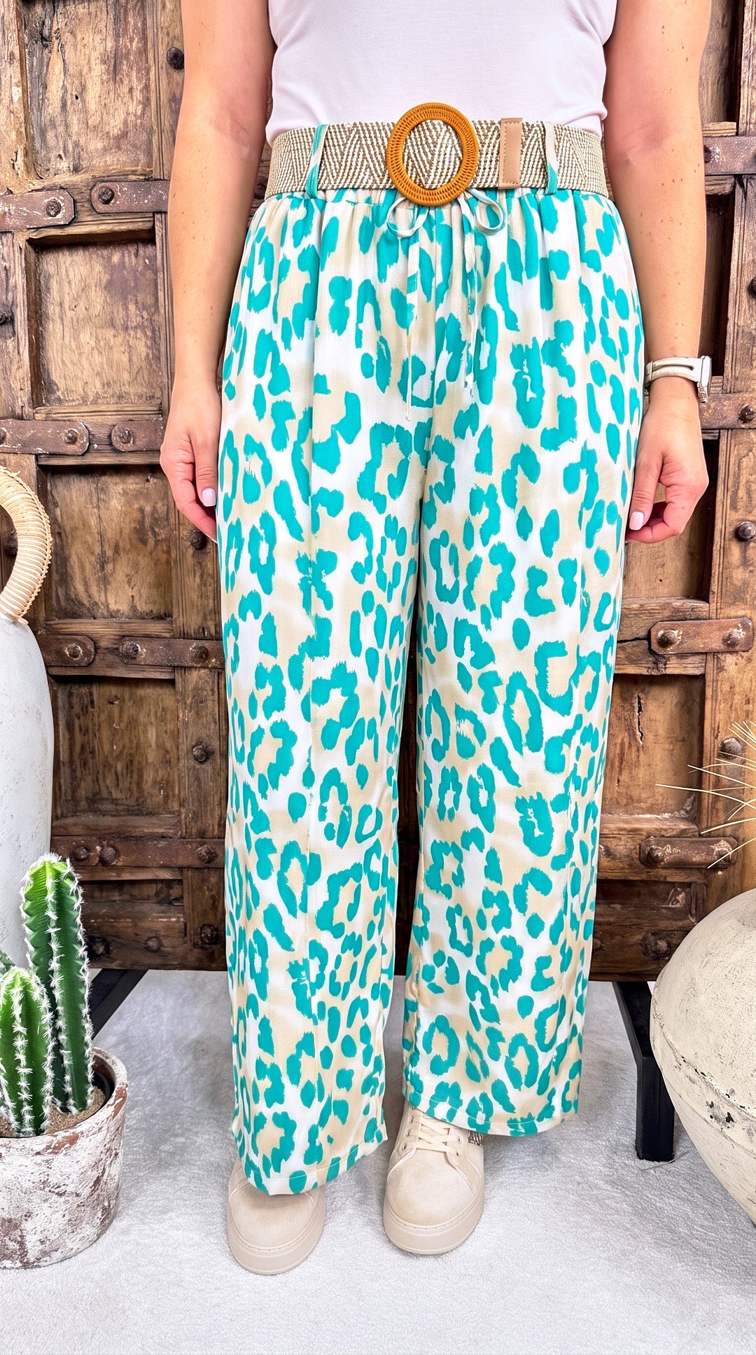 Culotte Hose Leo Pop *Türkis*