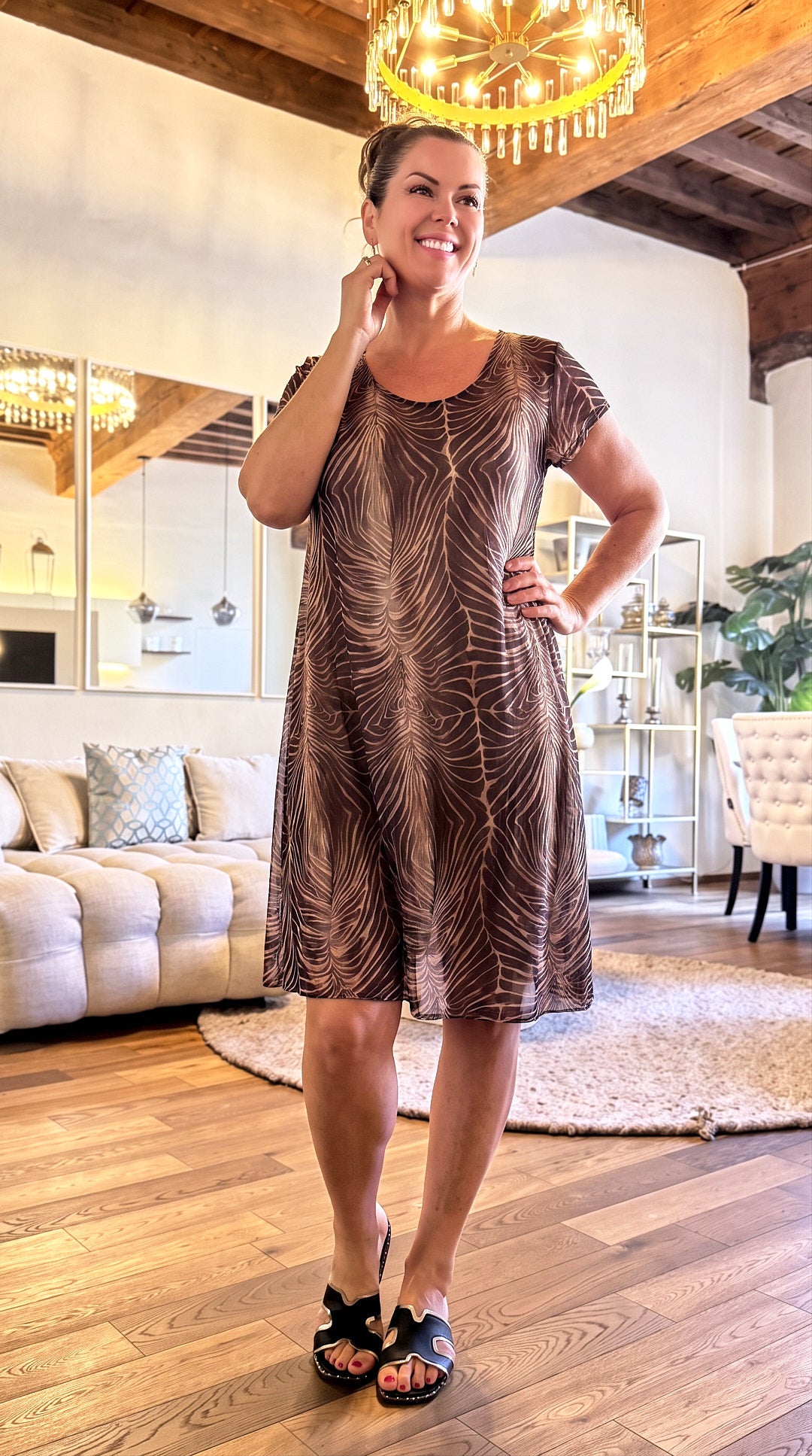 Kurzes Kleid Sediment *Schwarz*