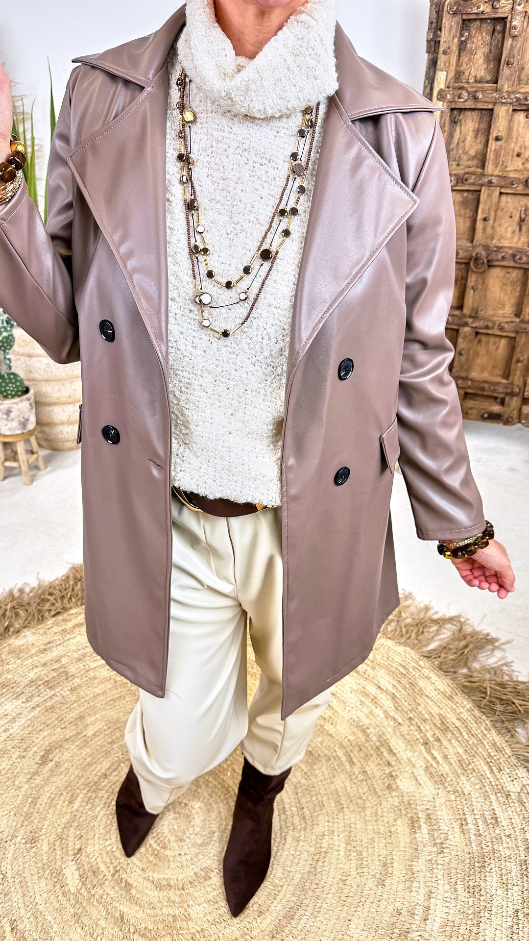 Trenchcoat Ashwood  *Taupe*