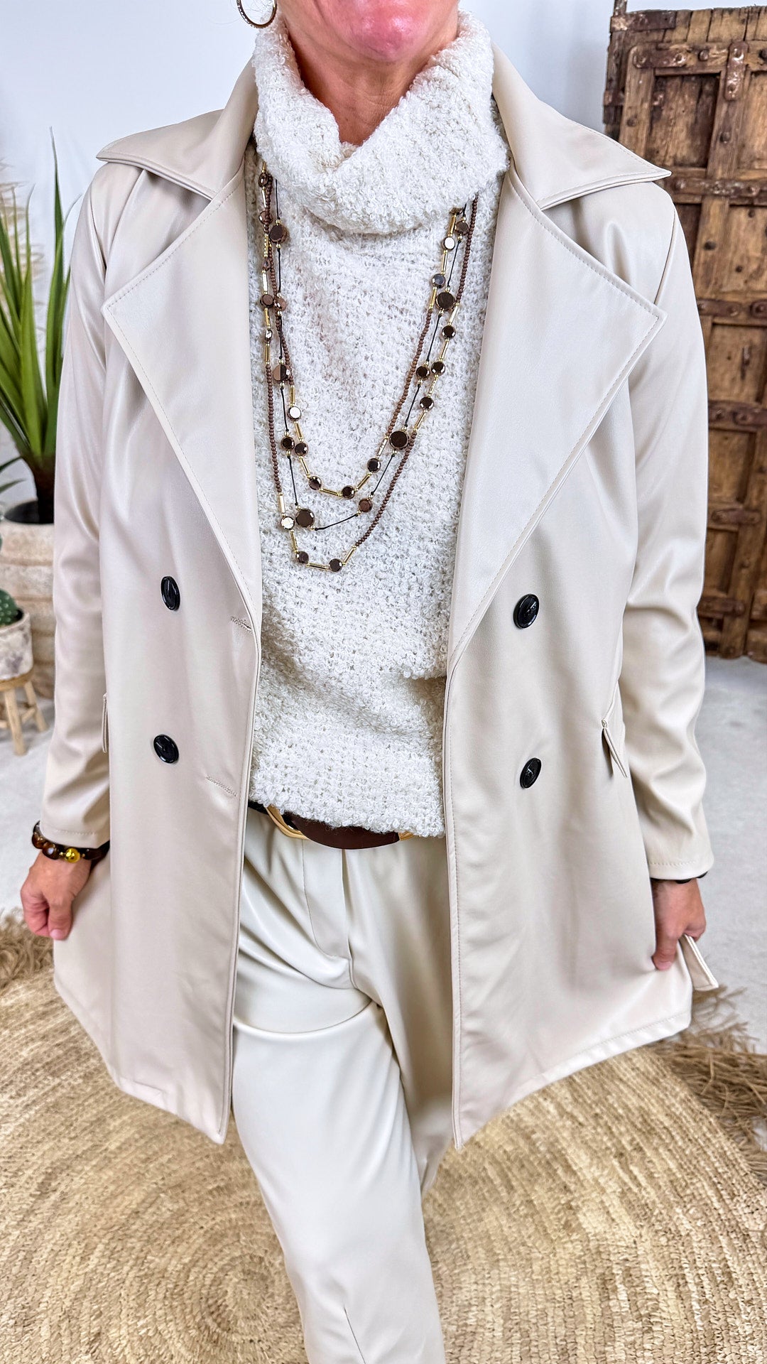 Trenchcoat Ashwood  *Beige*