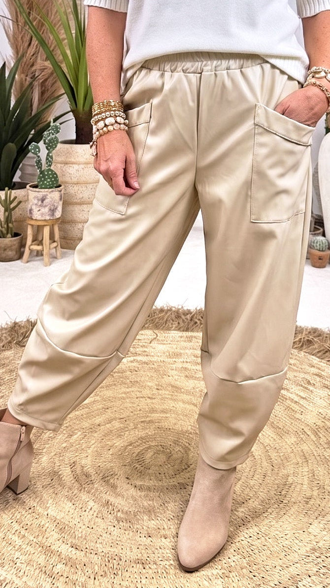 Cargo-Jogpants Soft August  *Creme*